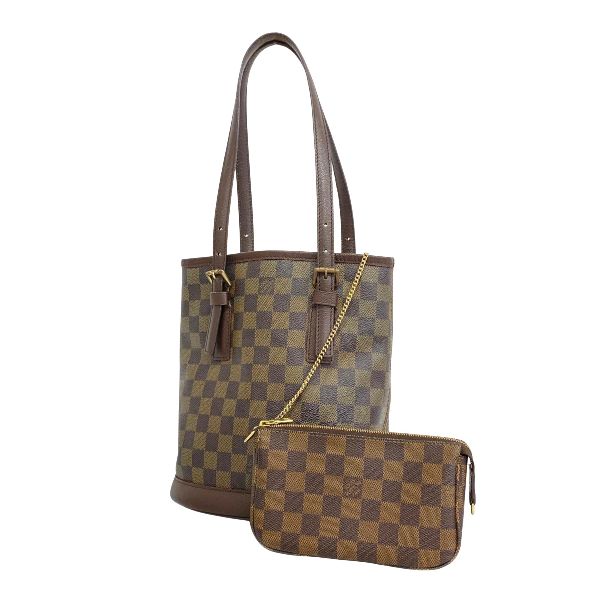 Louis Vuitton Marais Canvas Shoulder Bag ()