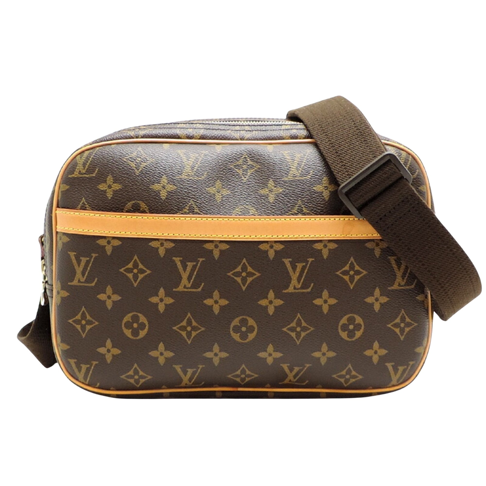 Louis Vuitton Reporter Canvas Shoulder Bag ()