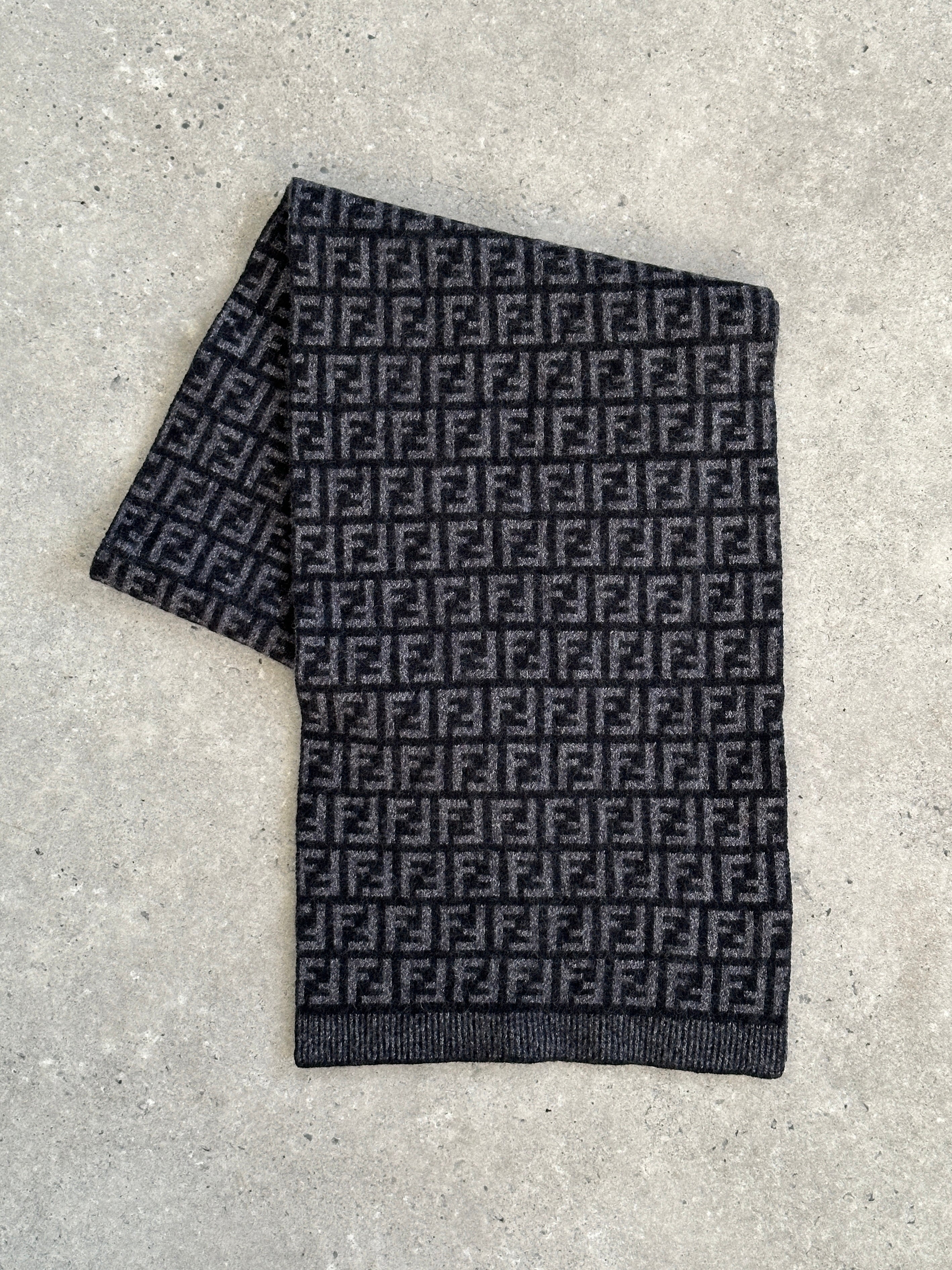 Fendi FF Monogram Pure Wool Scarf