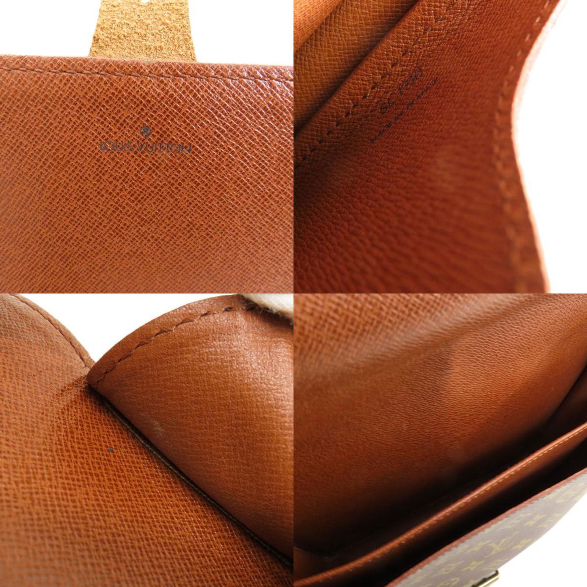 Louis Vuitton Cartouchière Canvas Shoulder Bag ()