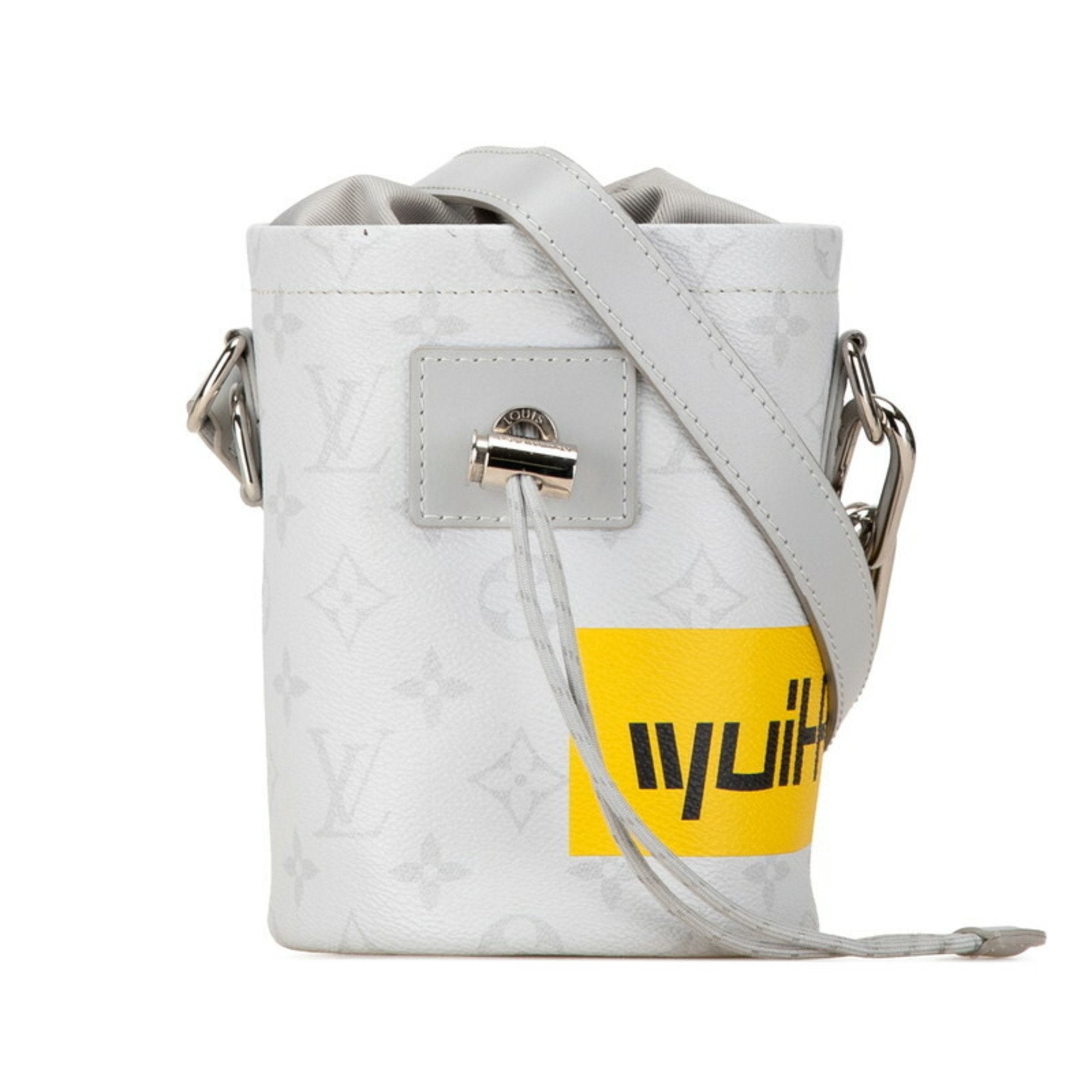 Louis Vuitton Chalk Nano Canvas Shoulder Bag ()