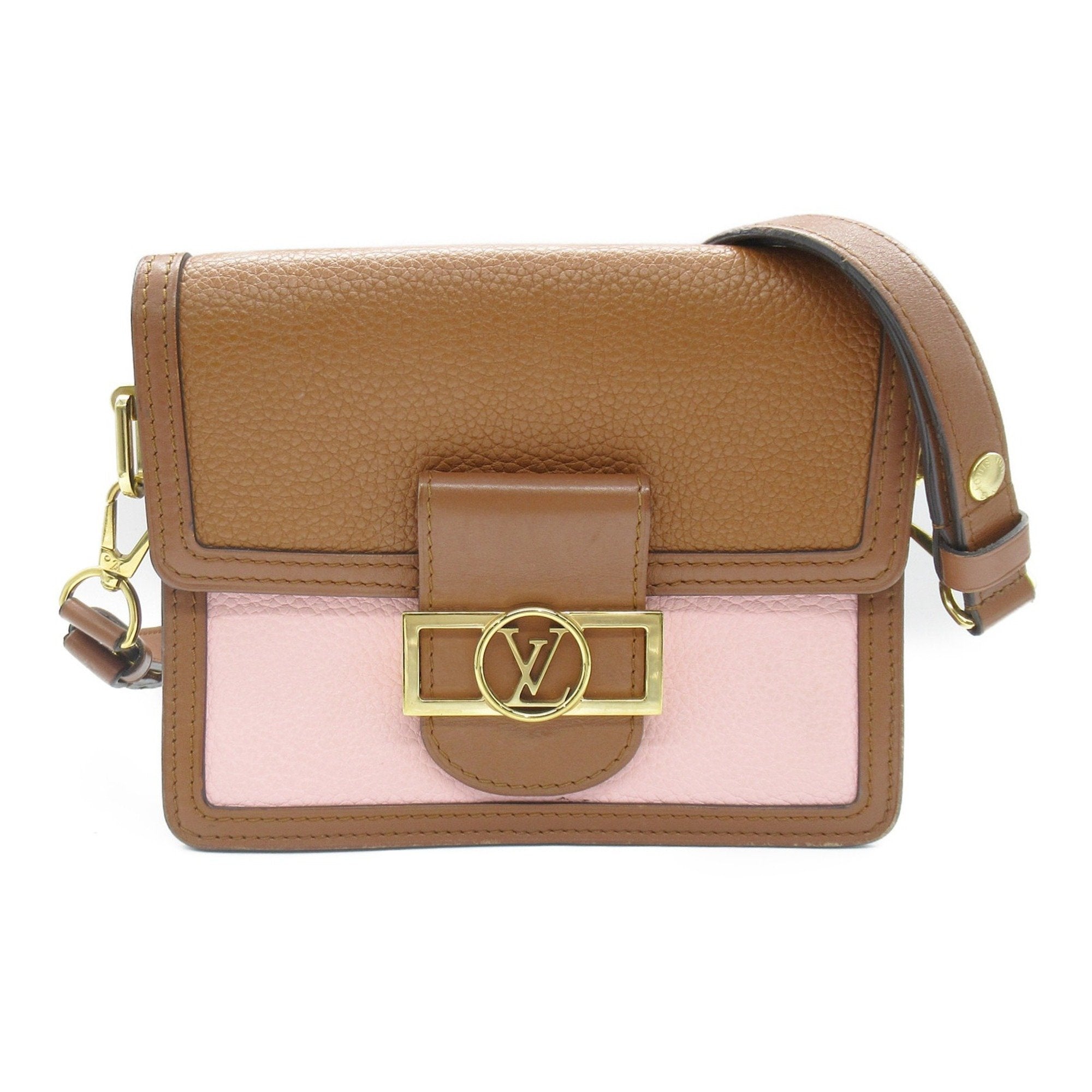 Louis Vuitton Dauphine Mini Leather Shoulder Bag ()