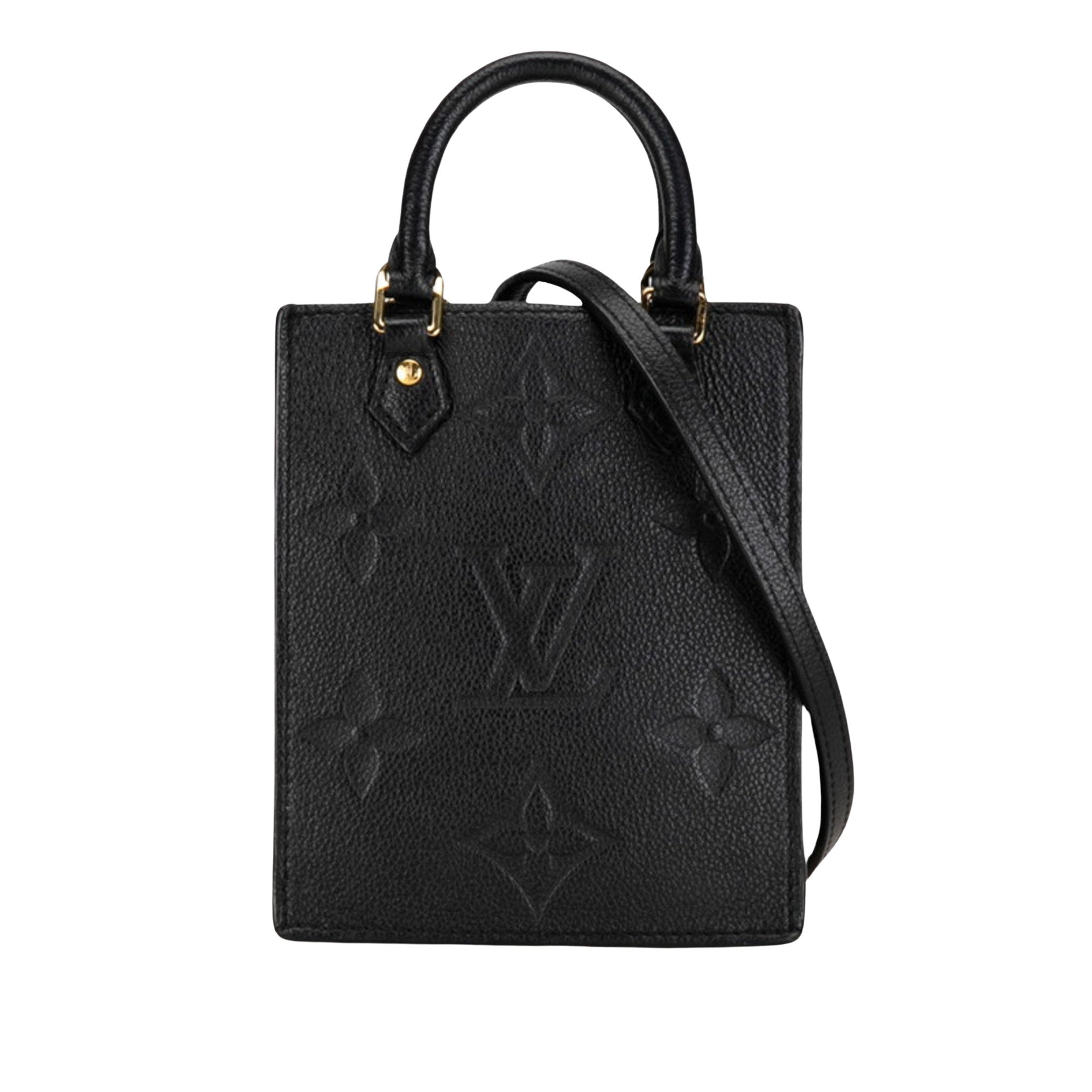 Louis Vuitton Sac Plat Leather Shoulder Bag ()