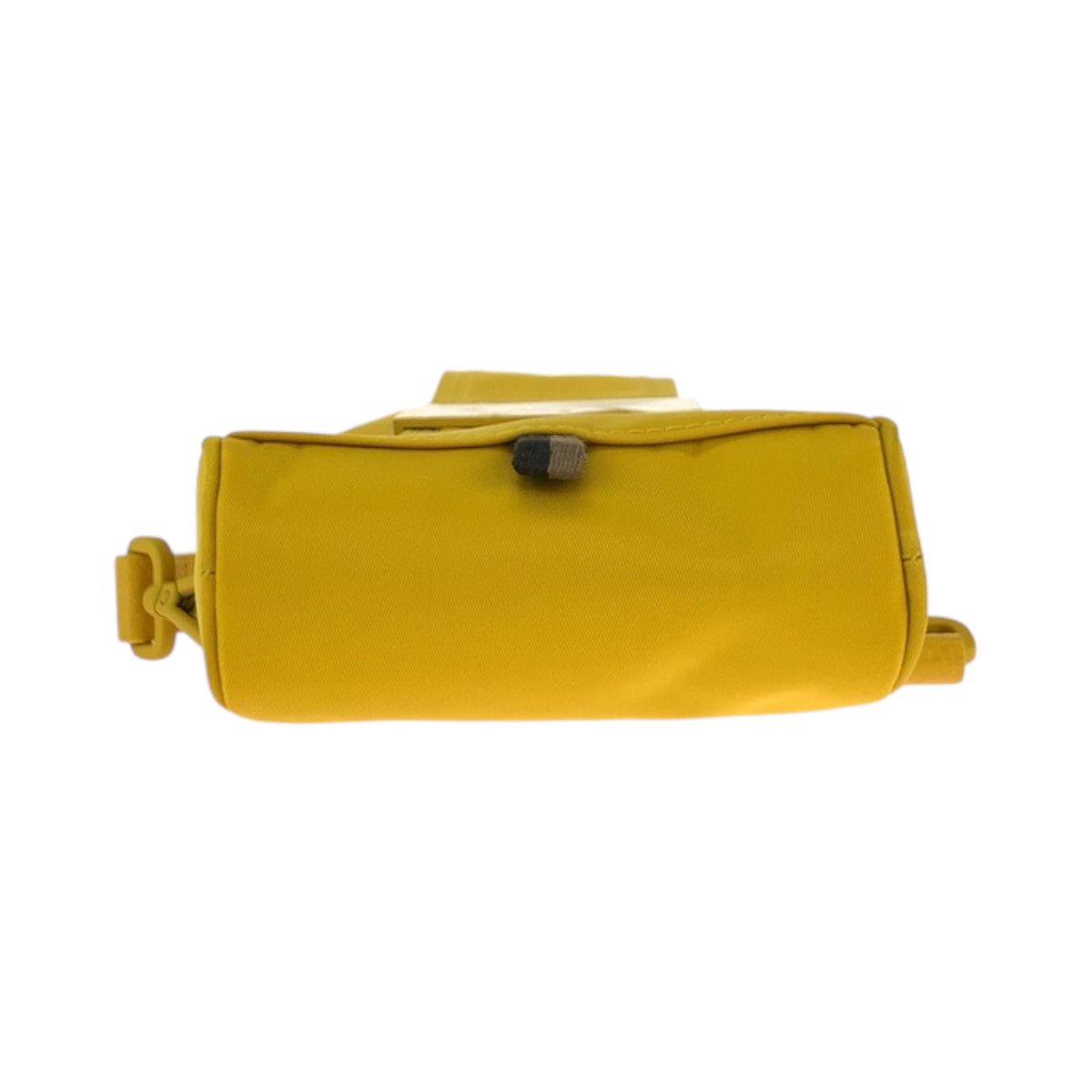 FENDI Shoulder Bag 7AS056 AG0P Nylon Yellow YellowMetal logo