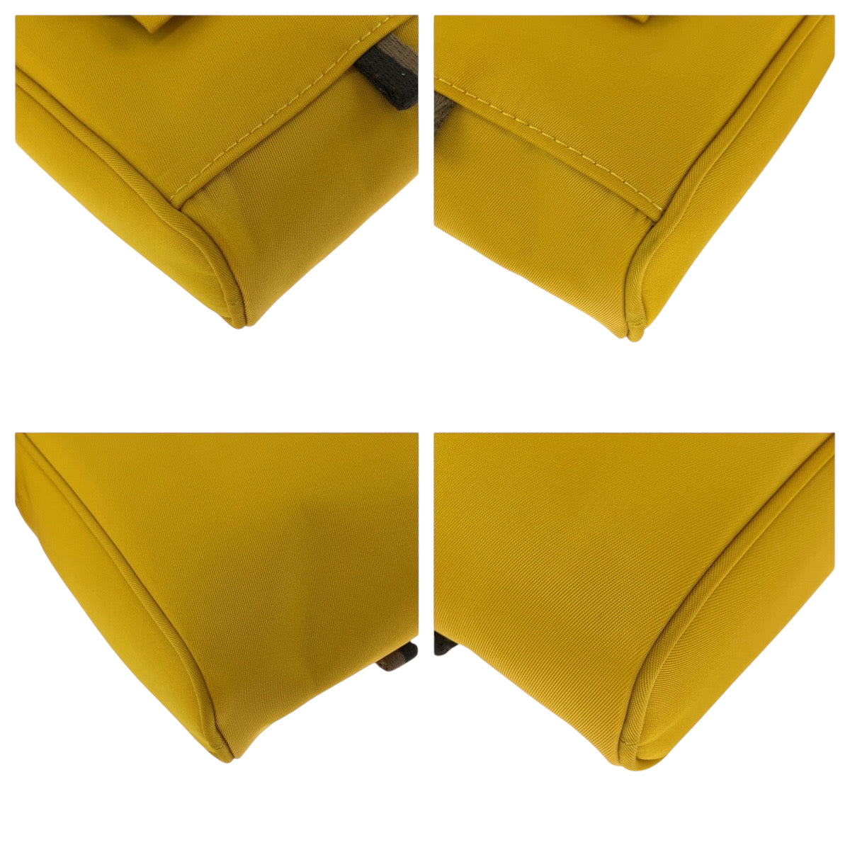 FENDI Shoulder Bag 7AS056 AG0P Nylon Yellow YellowMetal logo