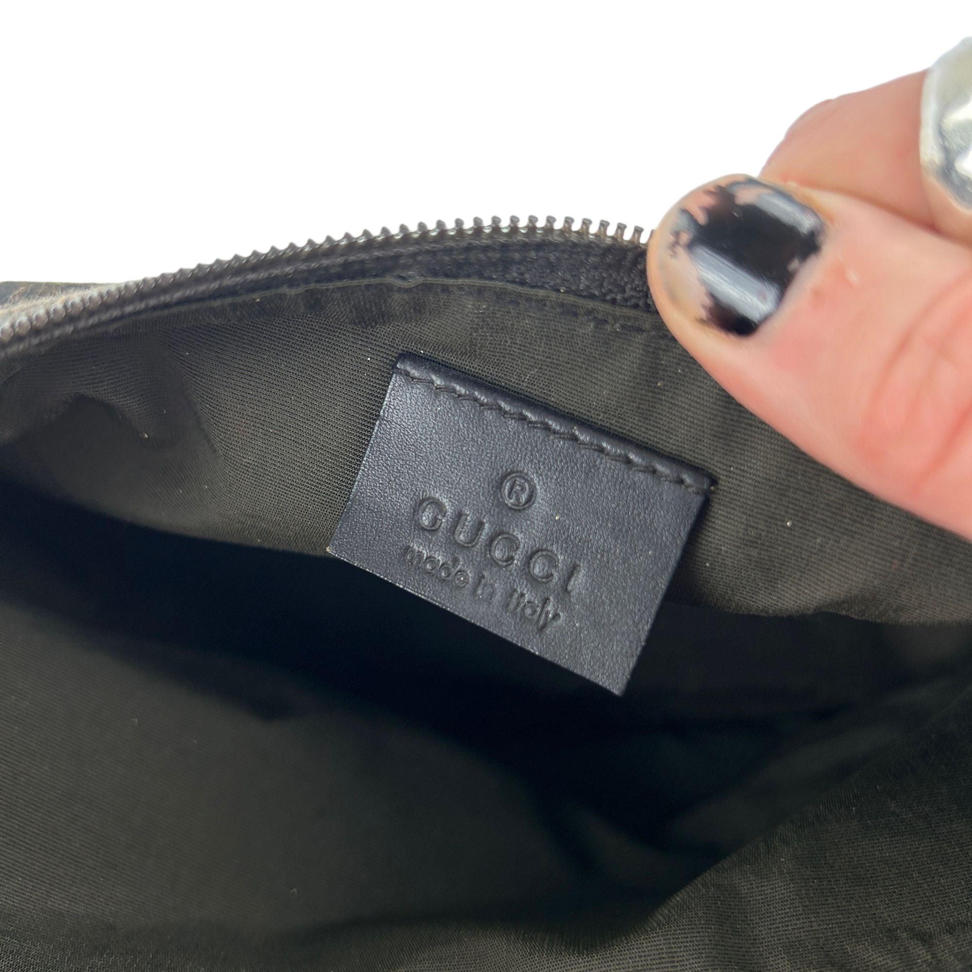 Vintage Gucci Pochette Monogram Shoulder Bag