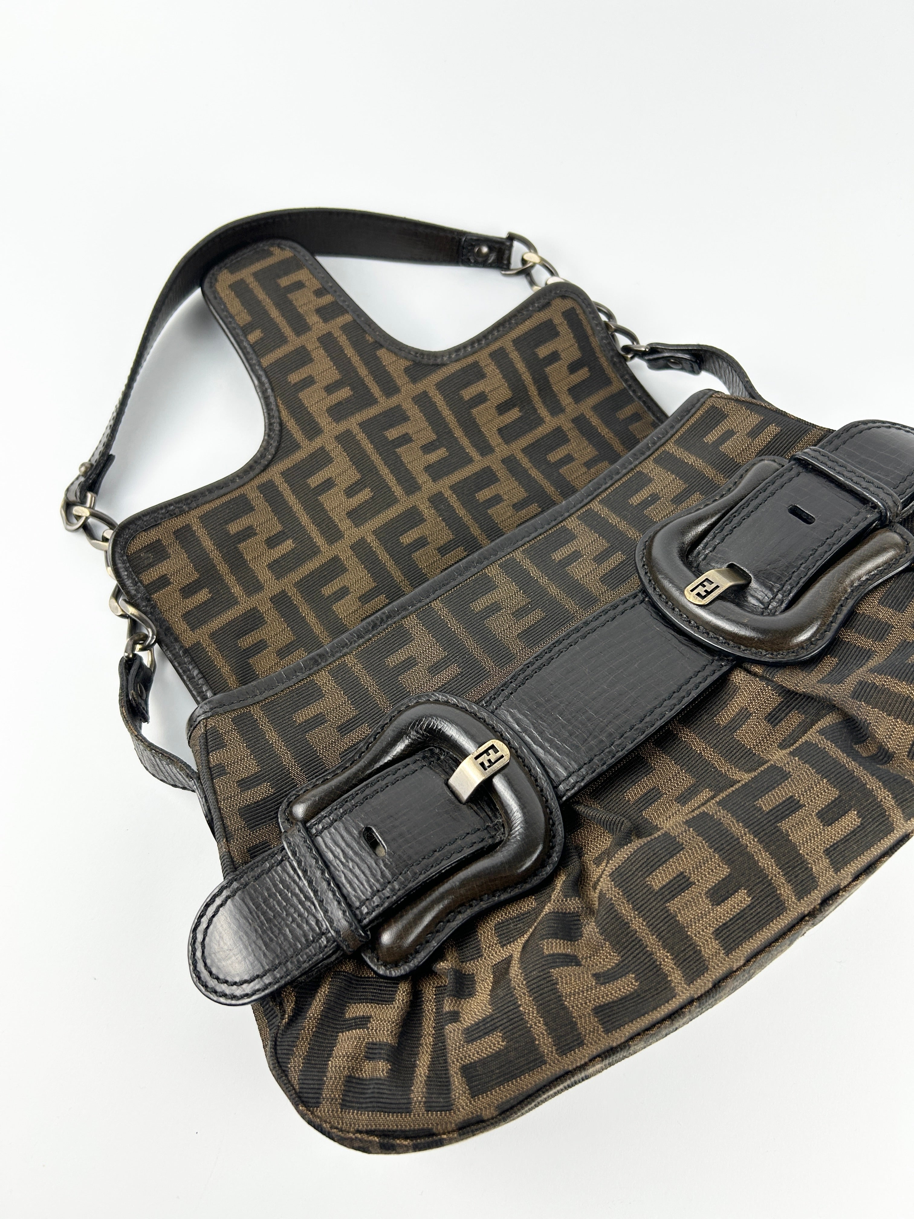 Fendi Zucca Tobacco Shoulder Bag