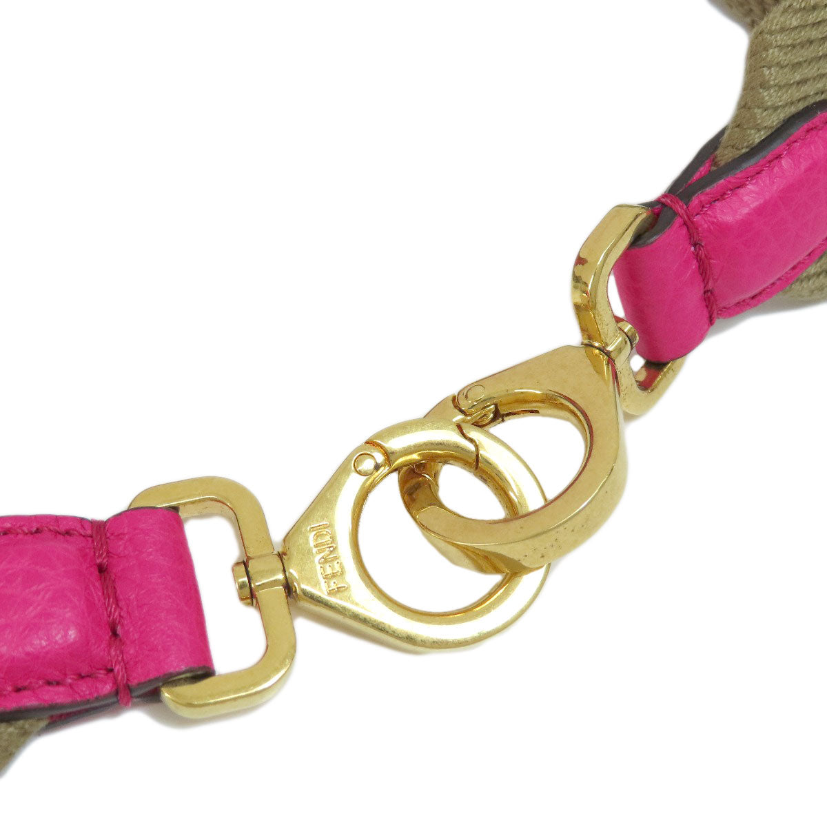 FENDI Handbag Calfskin pink Peekaboo X-Rite 2WAY Women Used