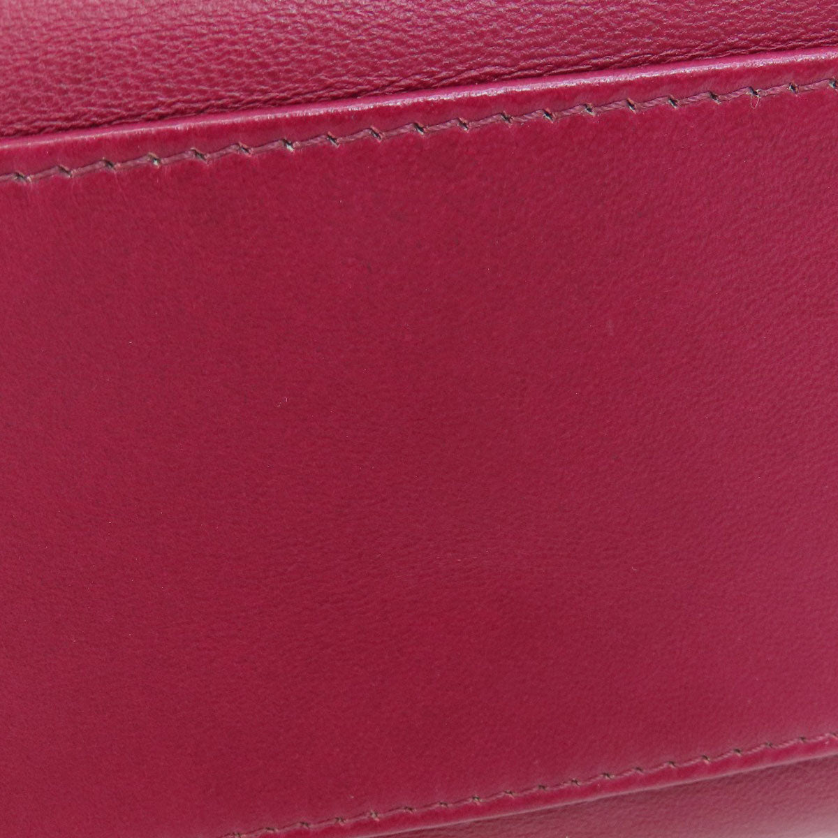 FENDI Handbag Calfskin purple Peek-a-boo mini Women Used