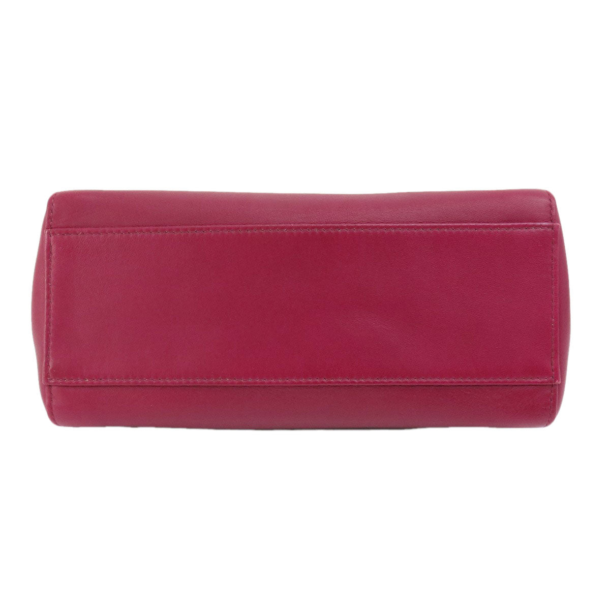 FENDI Handbag Calfskin purple Peek-a-boo mini Women Used