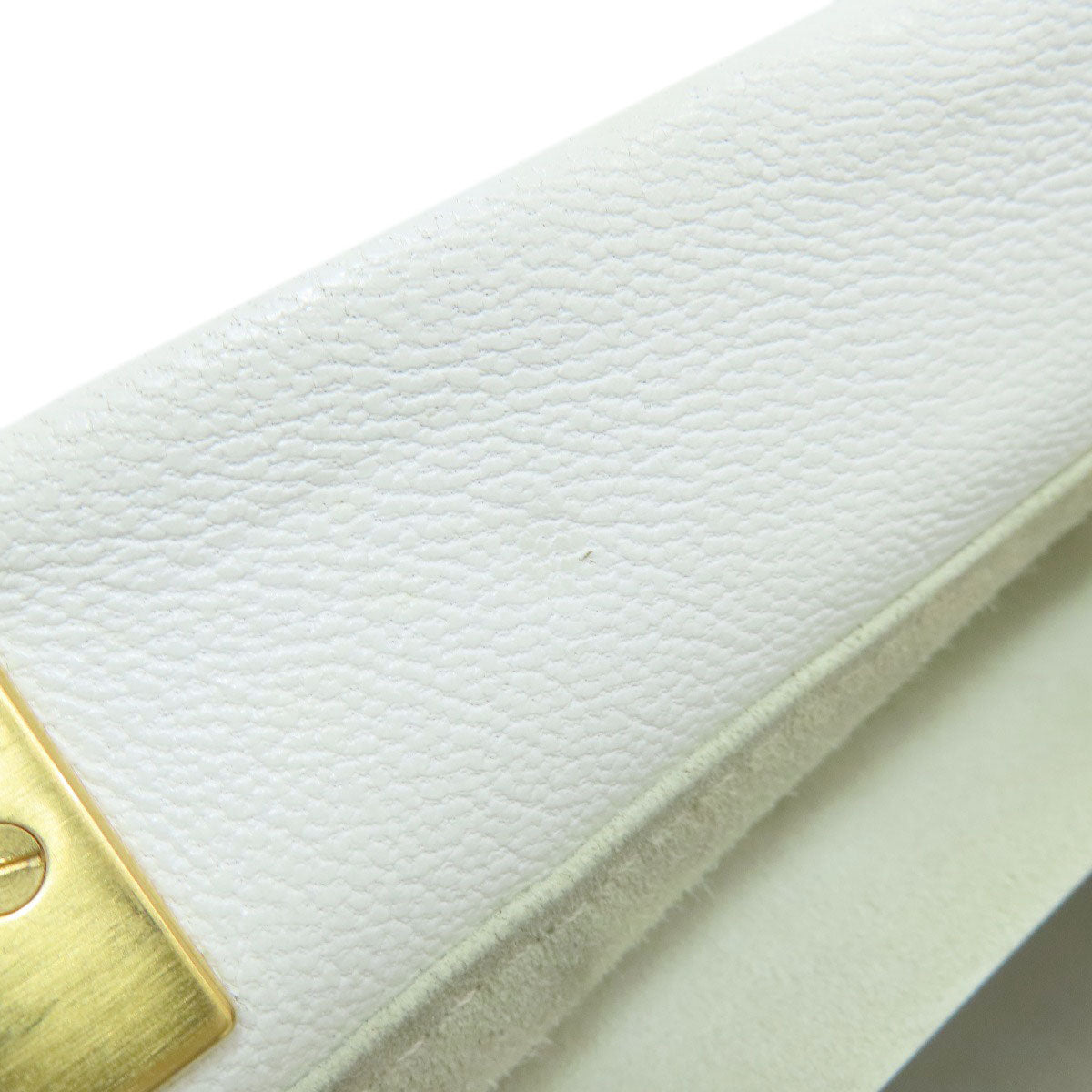 FENDI Handbag Calfskin white Peekaboo 2WAY Women Used