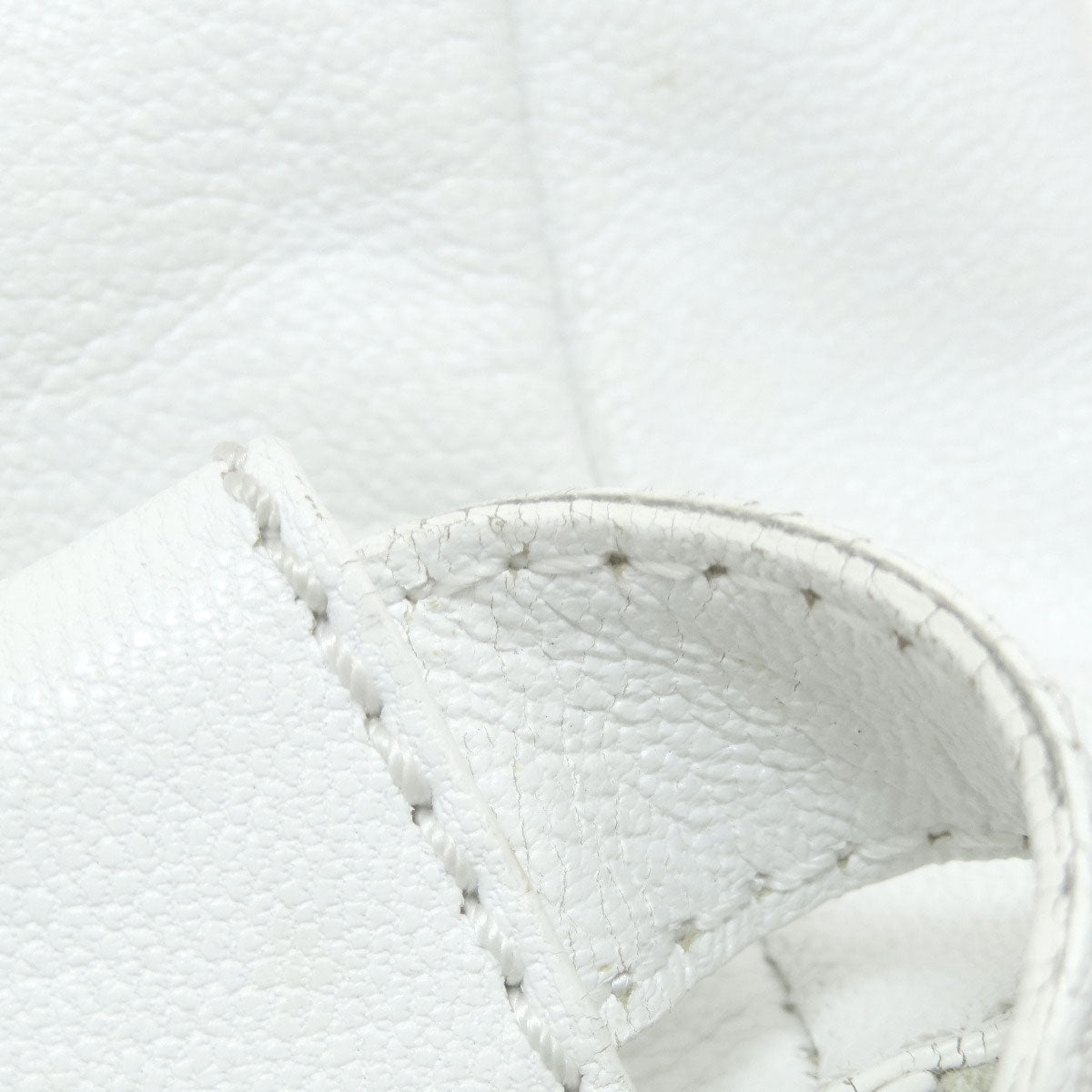FENDI Handbag Calfskin white Peekaboo 2WAY Women Used