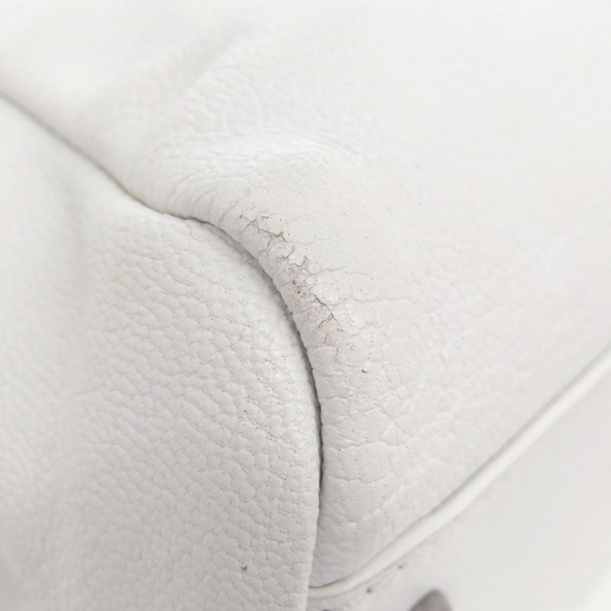 FENDI Handbag Calfskin white Peekaboo 2WAY Women Used