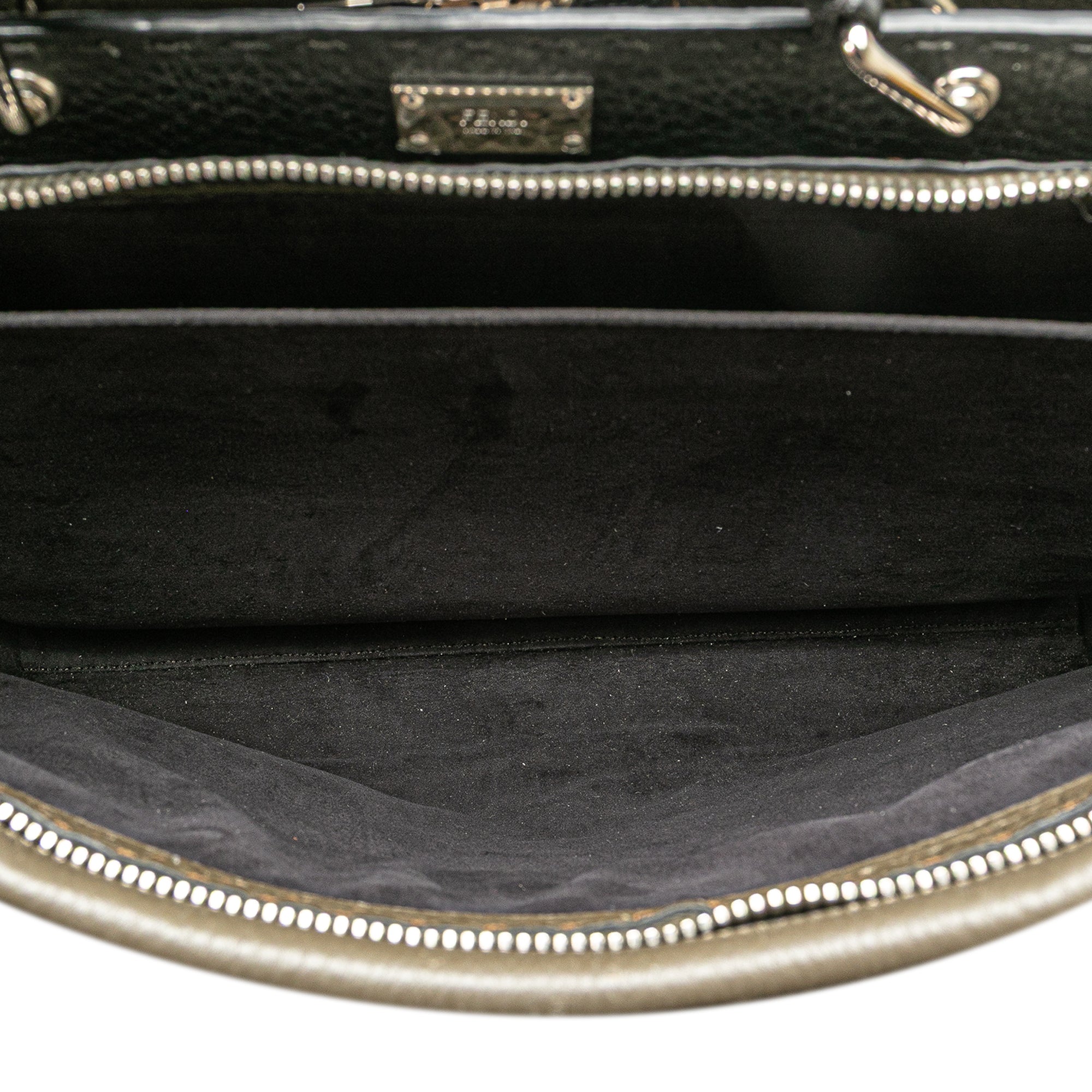 Brown Fendi Large Selleria Peekaboo Iconic Satchel