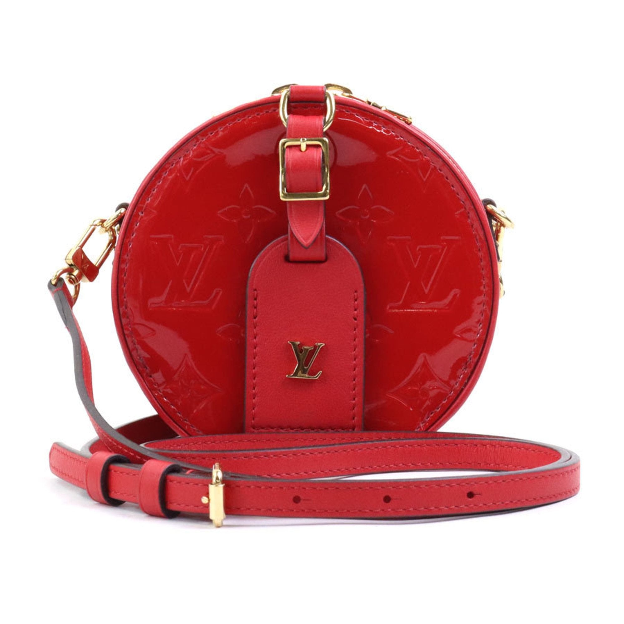 Louis Vuitton Boîte Chapeau Patent Leather Shoulder Bag ()