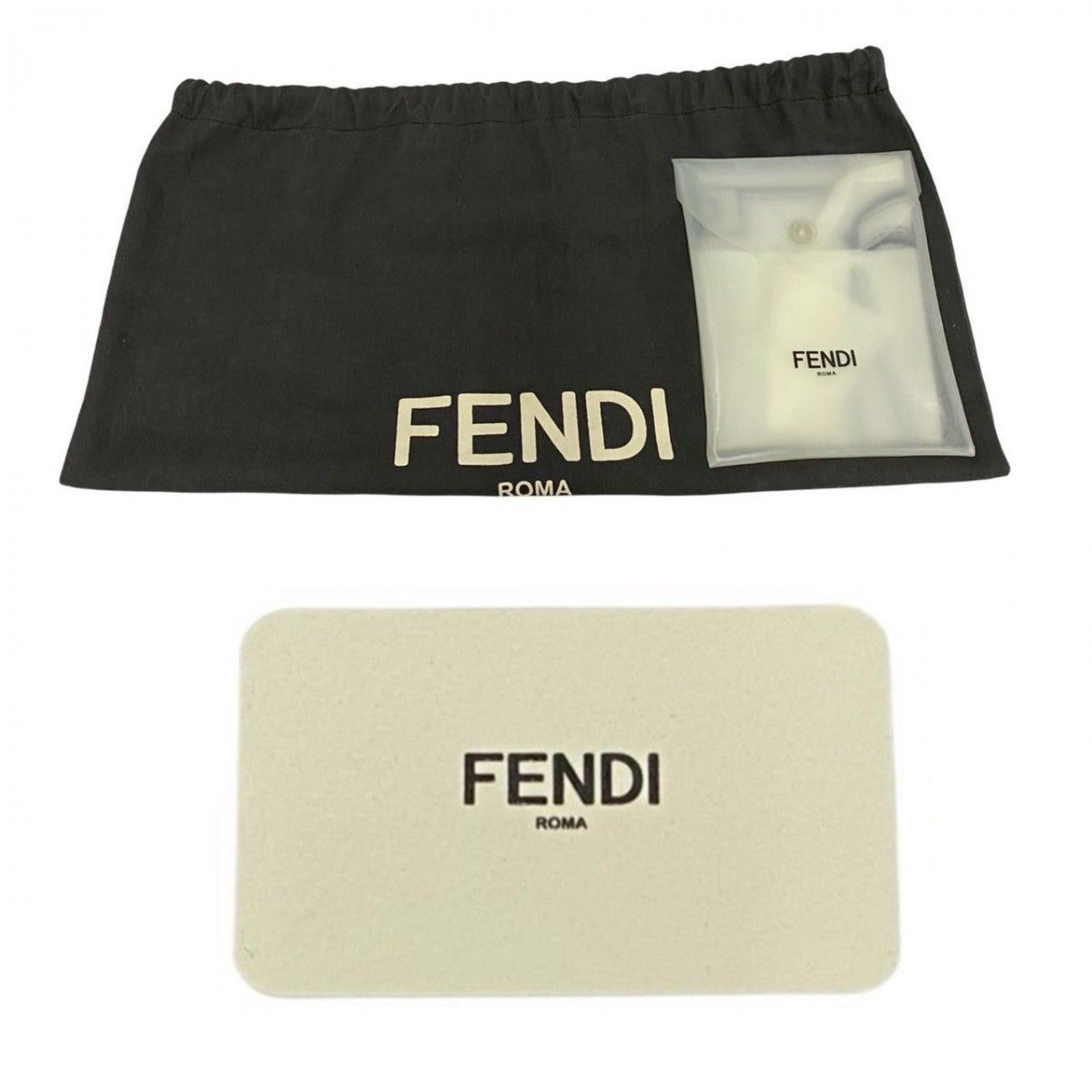 FENDI Shoulder Bag leather black Peek-a-boo mini Women Used