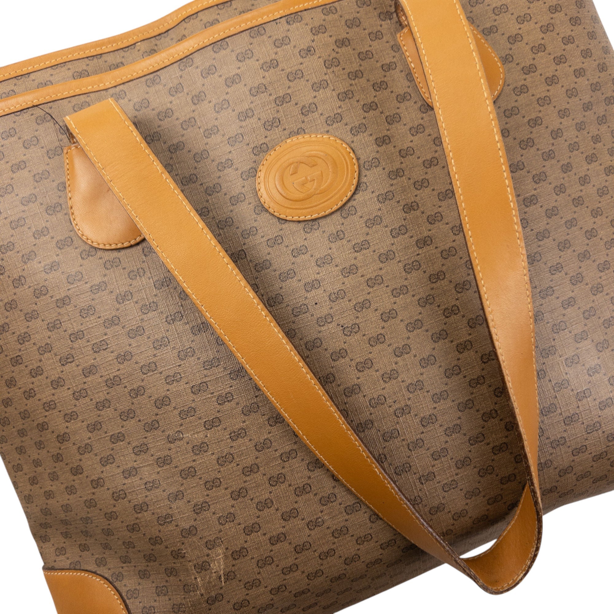 Vintage Gucci Monogram Shoulder Bag