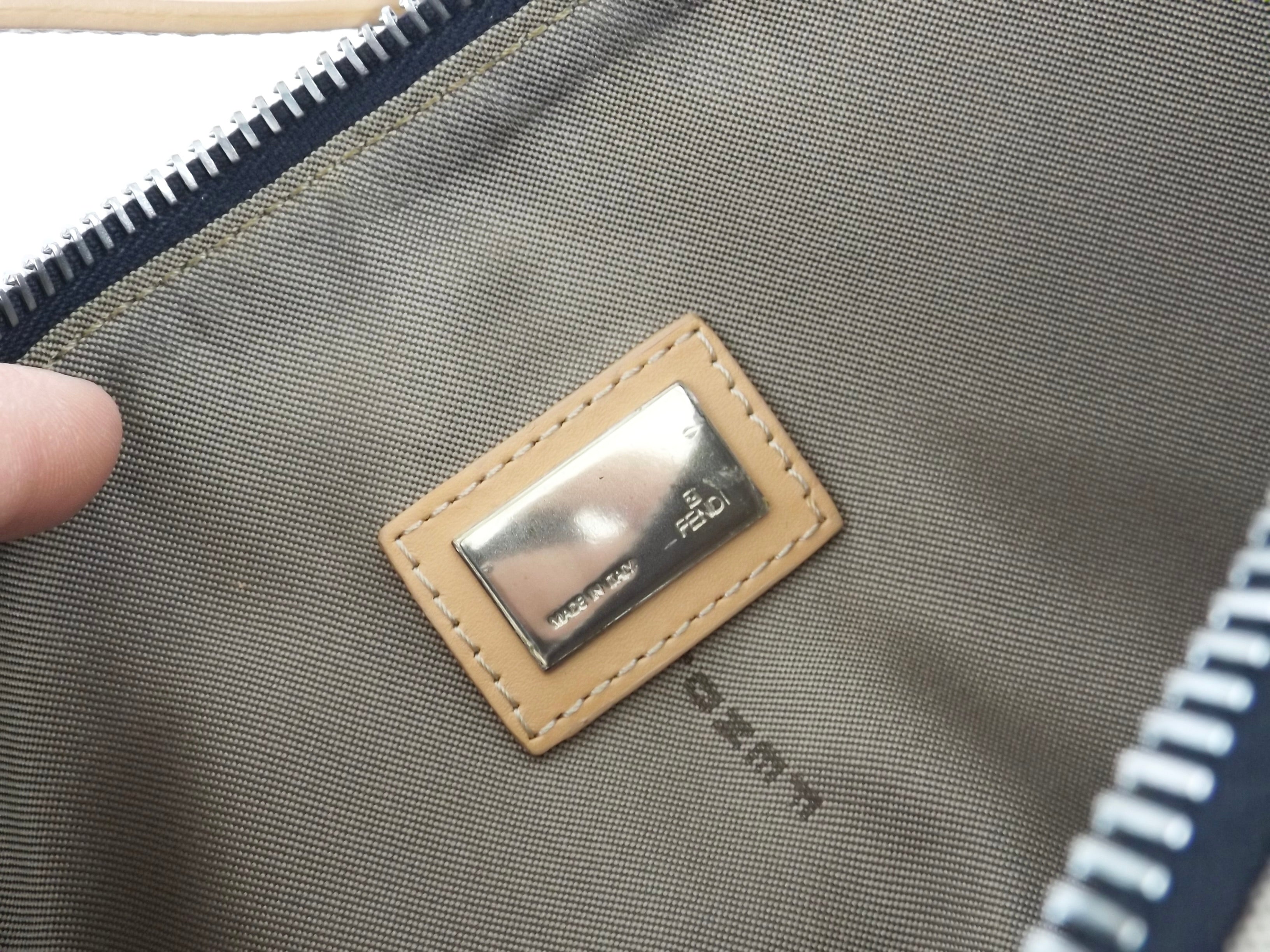 Vintage Fendi Zucca Mini Shoulder Bag