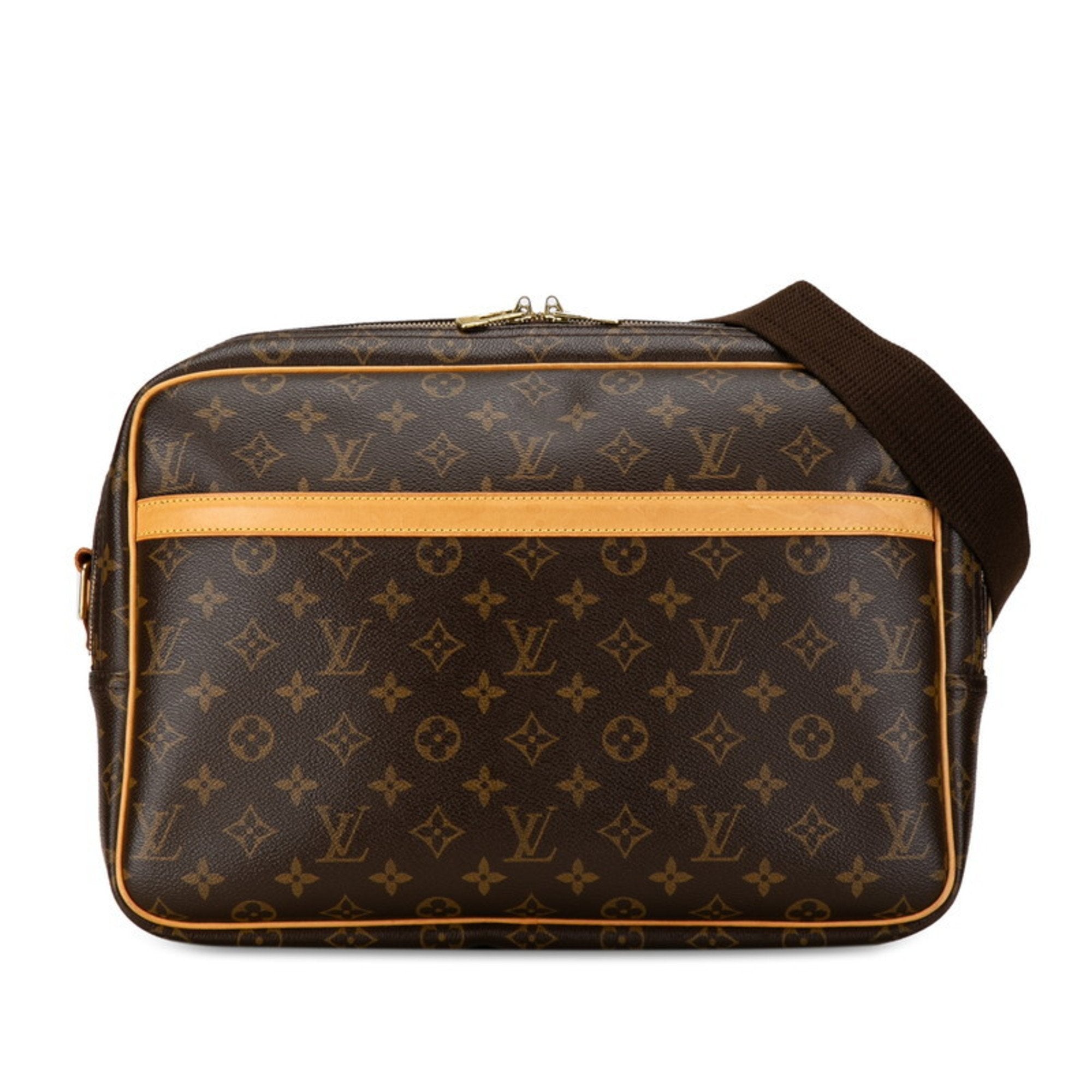 Louis Vuitton Reporter Canvas Shoulder Bag ()
