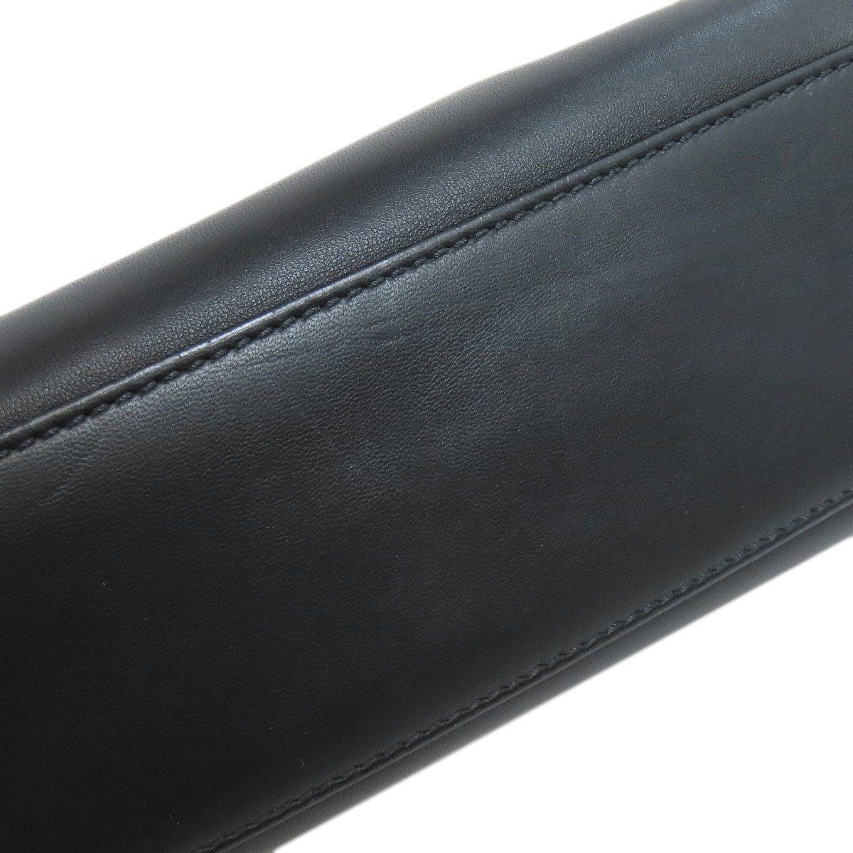 FENDI Handbag leather black Peekaboo Mini 2WAY Women Used