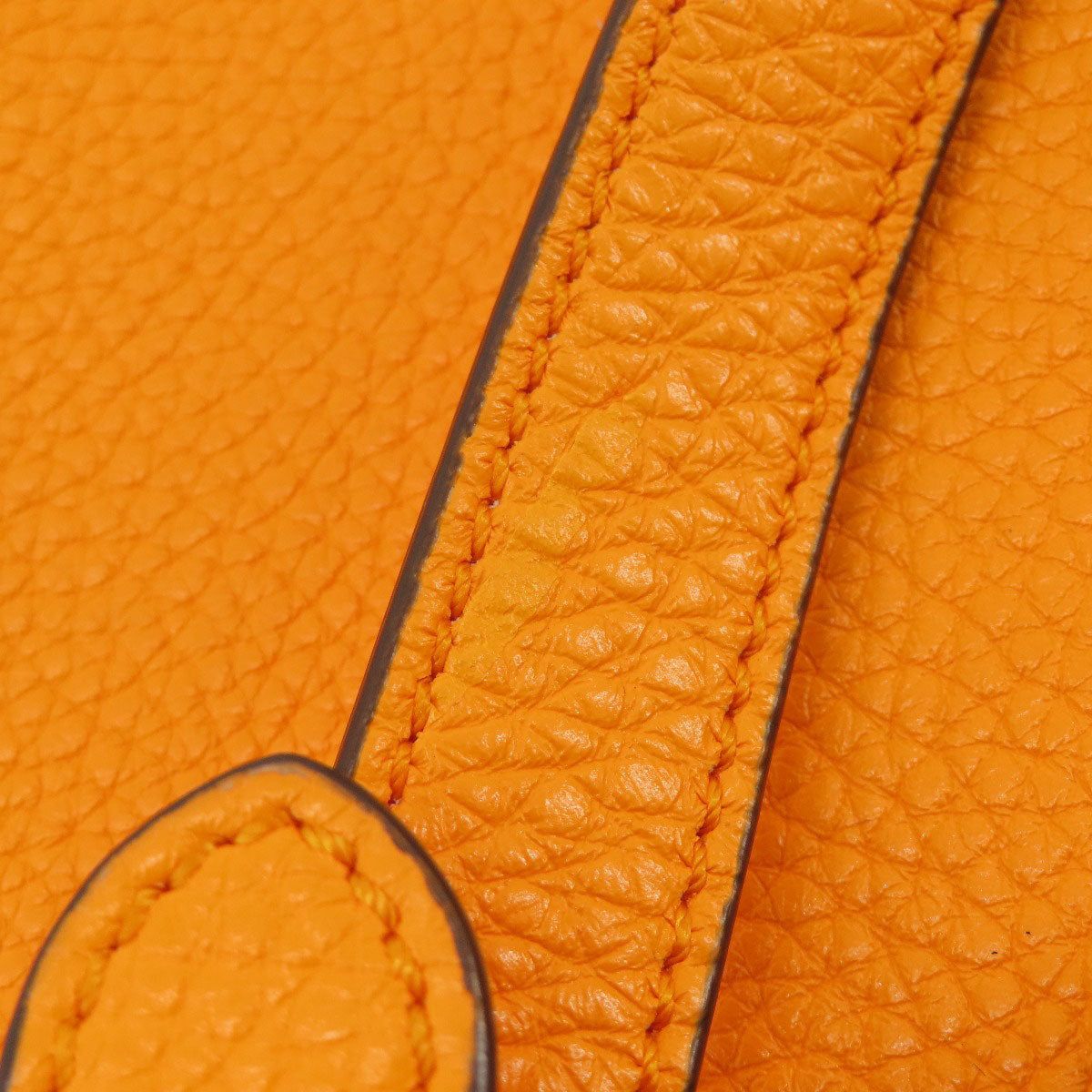 FENDI Handbag Calfskin Orange Peekaboo Celeria 2WAY Women Used