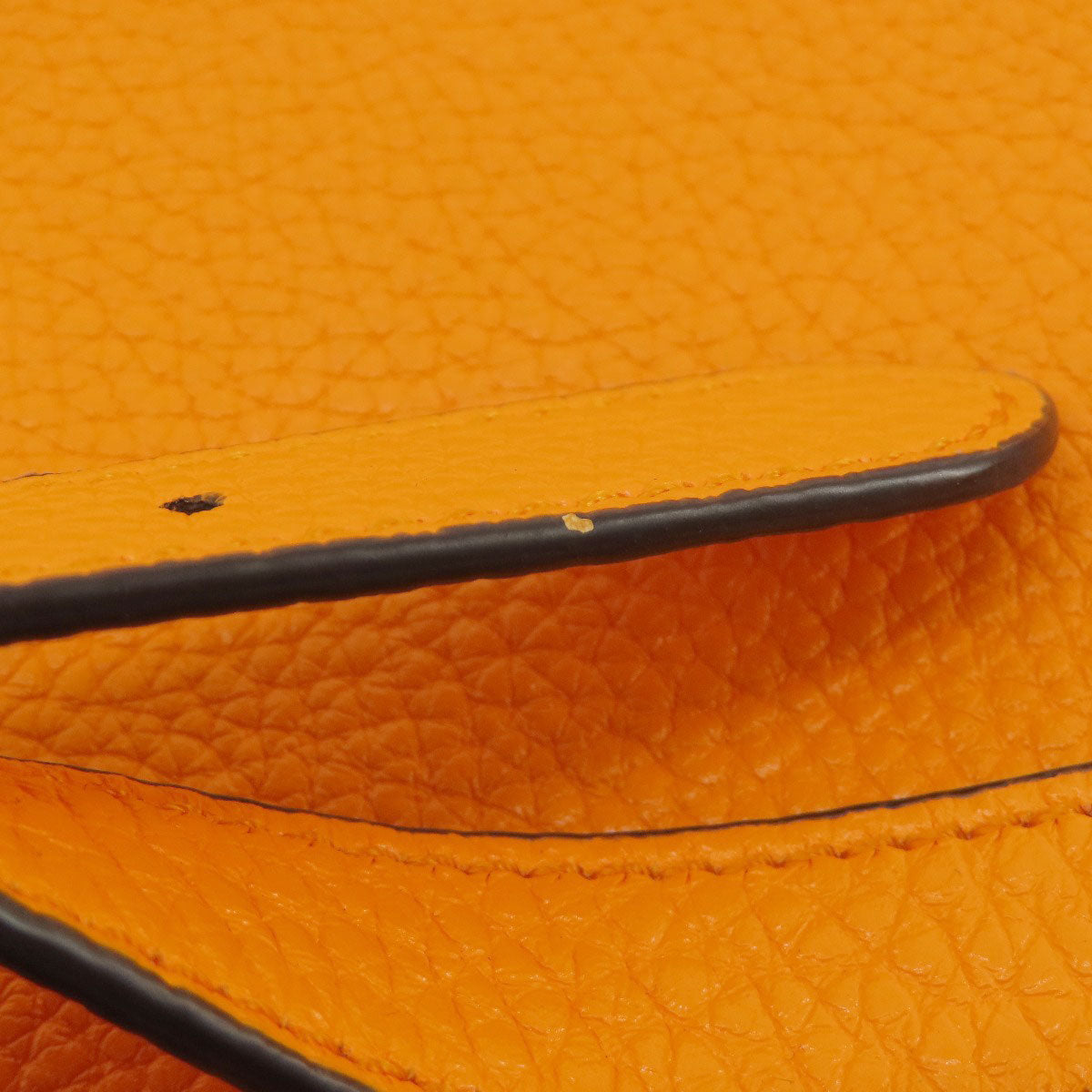 FENDI Handbag Calfskin Orange Peekaboo Celeria 2WAY Women Used