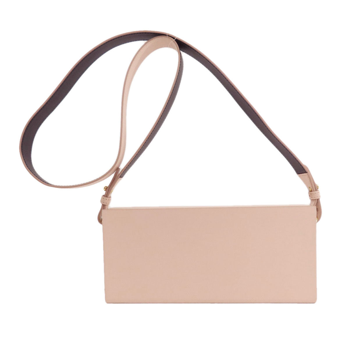 FENDI Shoulder Bag Calfskin pink logo BoxShoulder Women Used