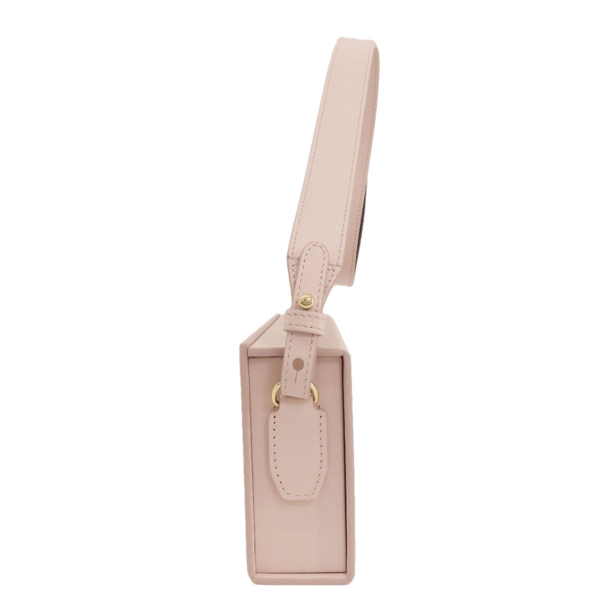 FENDI Shoulder Bag Calfskin pink logo BoxShoulder Women Used