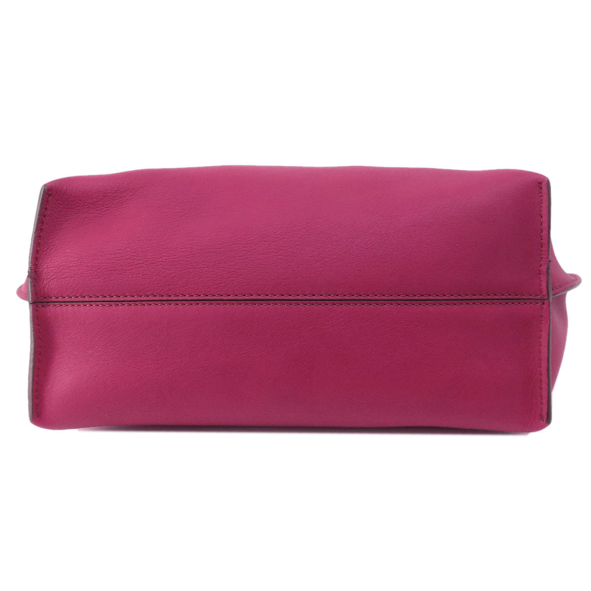 FENDI Tote Bag Calfskin Red logo Women Used