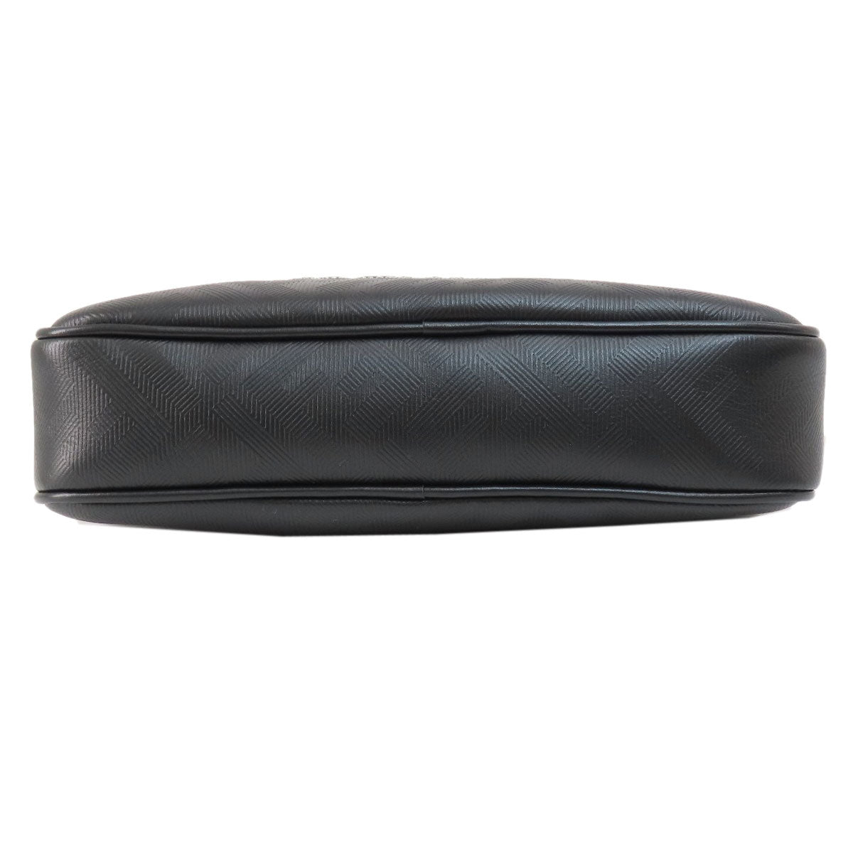 FENDI Shoulder Bag PVC black logo mens Used