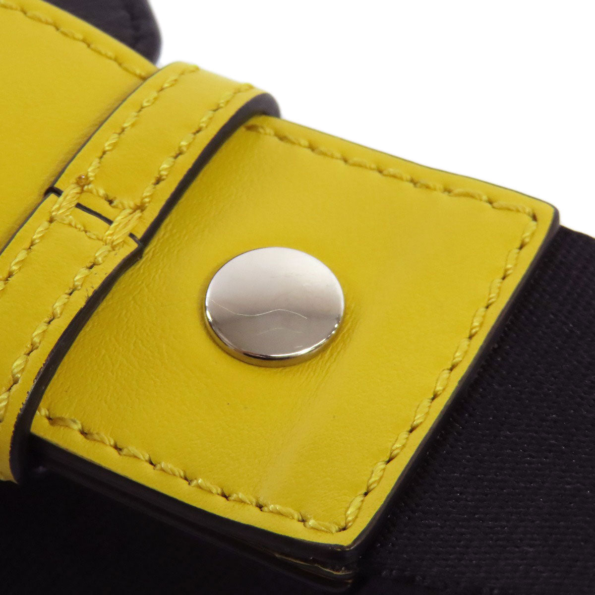 FENDI Sling bag PVC , Calfskin black Zucca Pattern Women Used