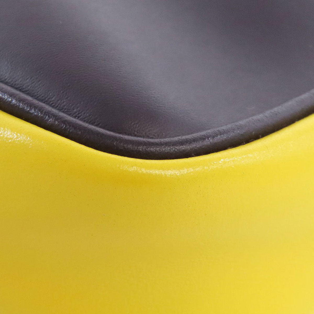 FENDI Sling bag PVC , Calfskin black Zucca Pattern Women Used