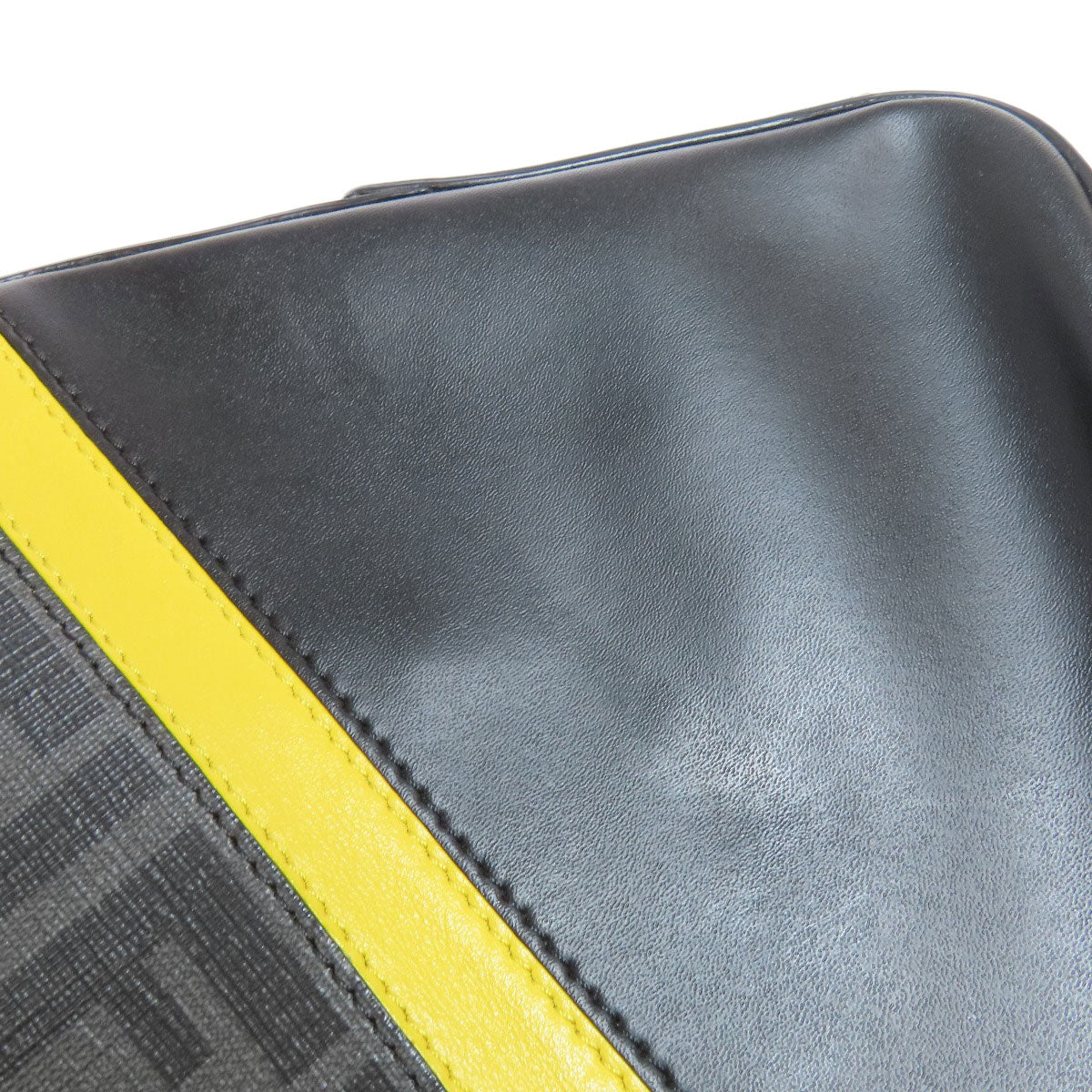 FENDI Shoulder Bag PVC, Leather gray Diagonal Camera Case Women Used