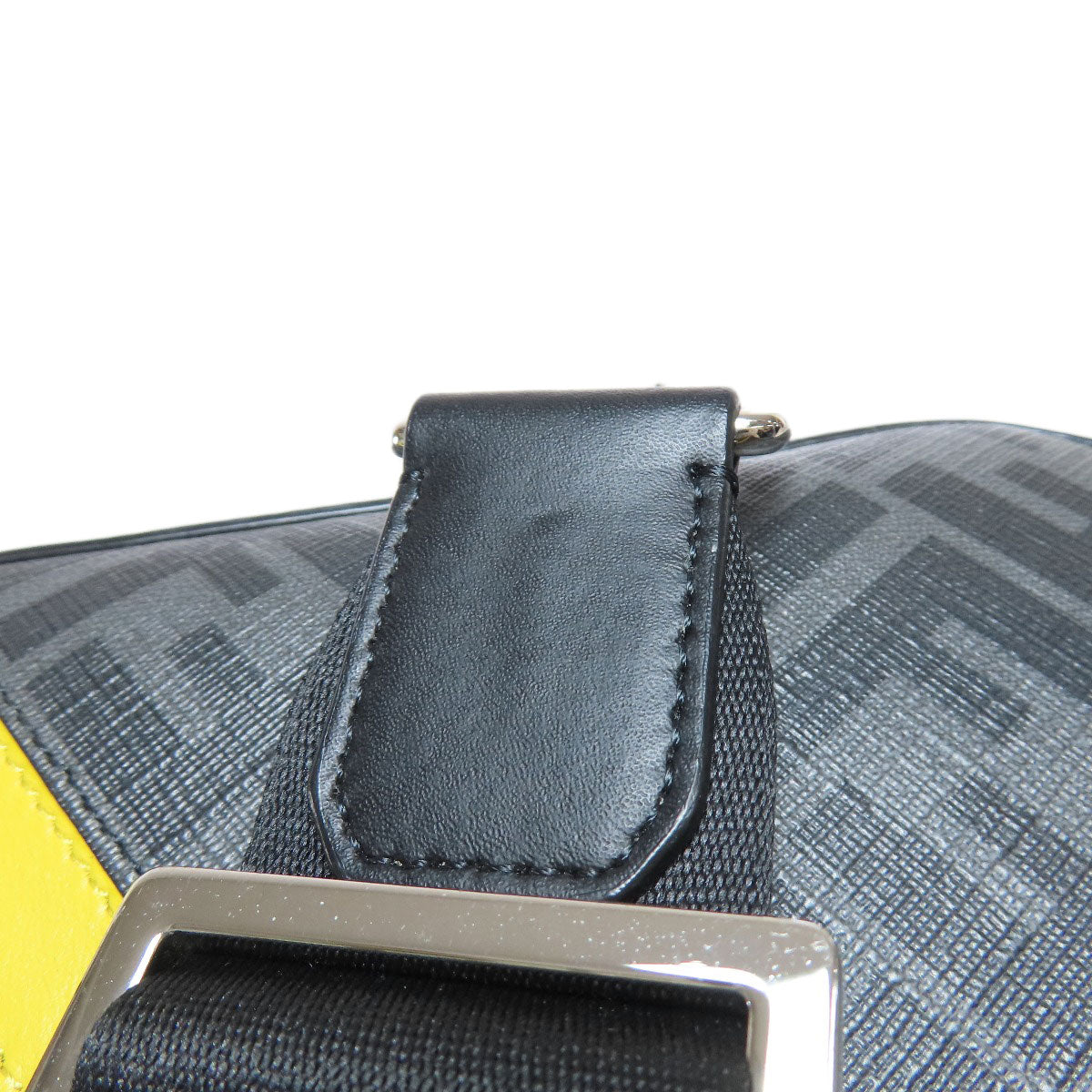 FENDI Shoulder Bag PVC, Leather gray Diagonal Camera Case Women Used