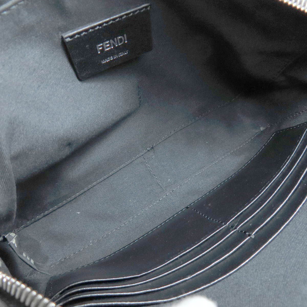 FENDI Shoulder Bag PVC, Leather gray Diagonal Camera Case Women Used