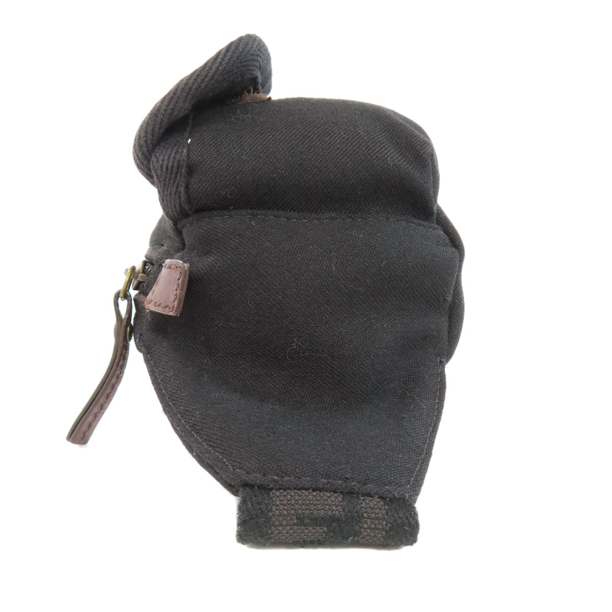 FENDI Sling bag canvas black logo Women Used