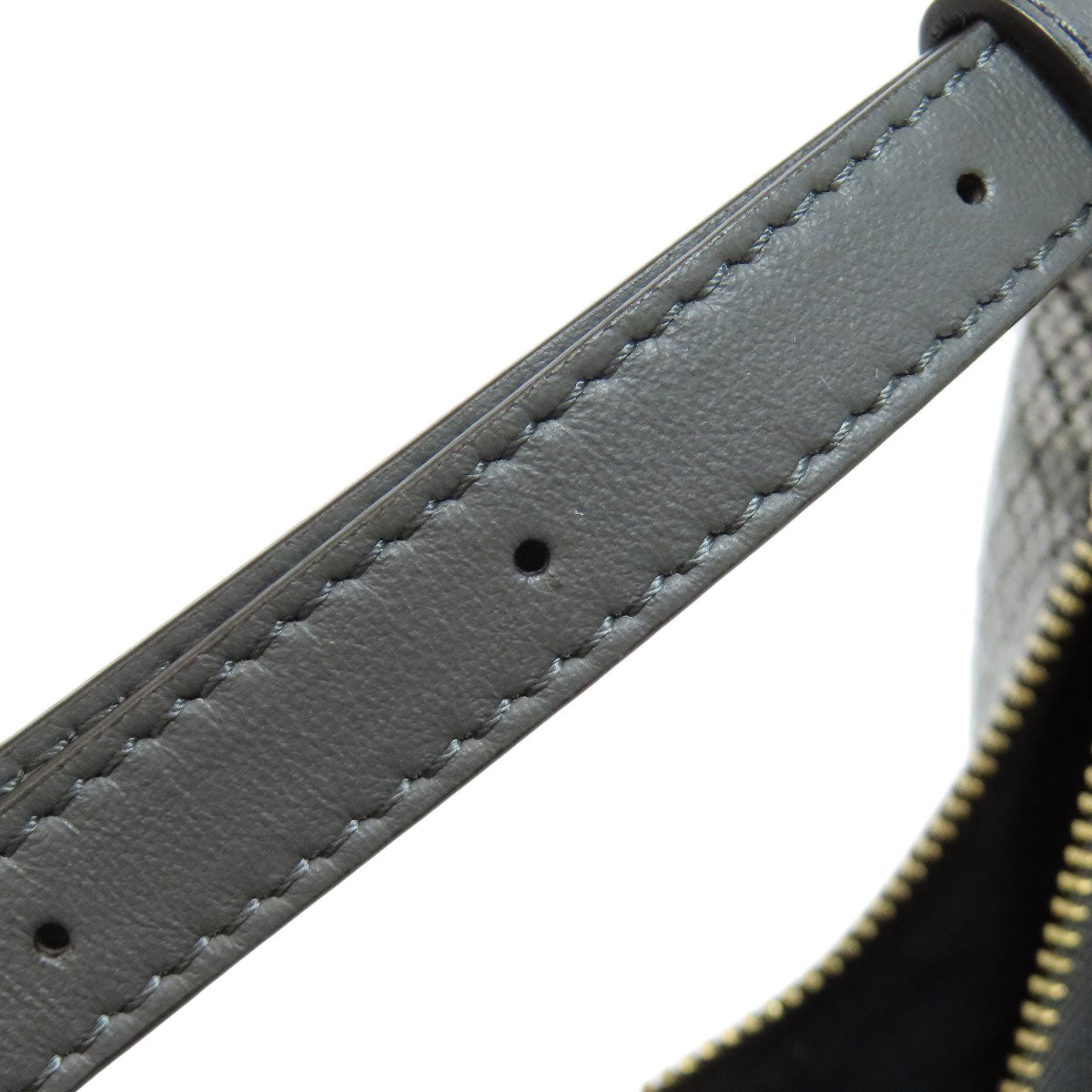 FENDI Shoulder Bag canvas gray Fendigraphy Women Used