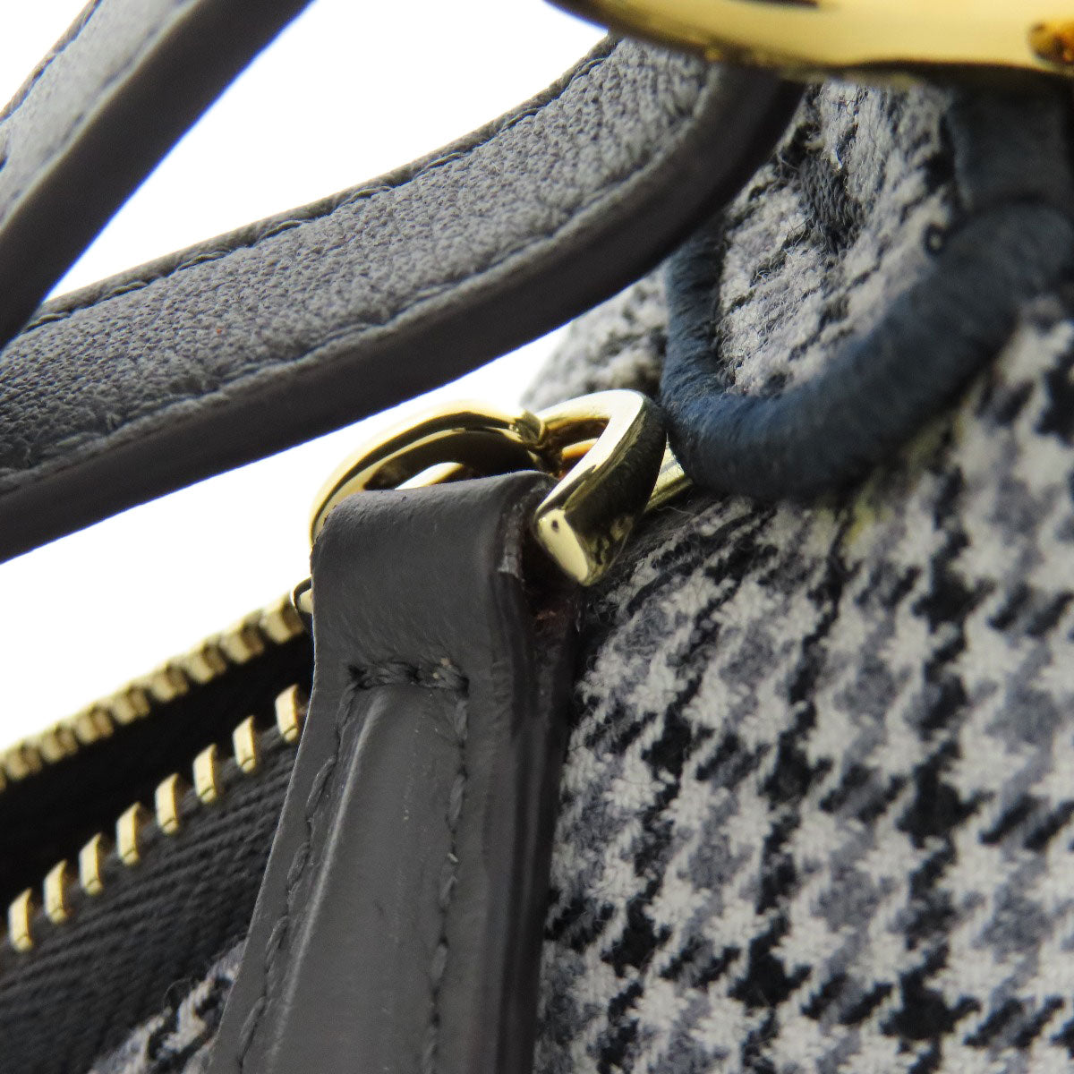 FENDI Shoulder Bag canvas gray Fendigraphy Women Used