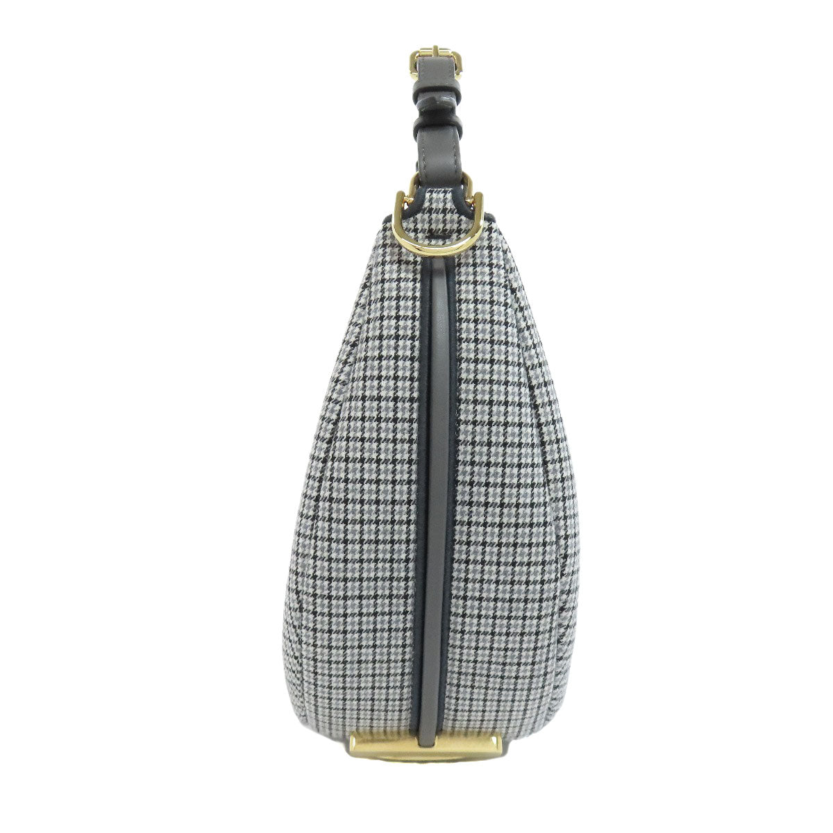 FENDI Shoulder Bag canvas gray Fendigraphy Women Used