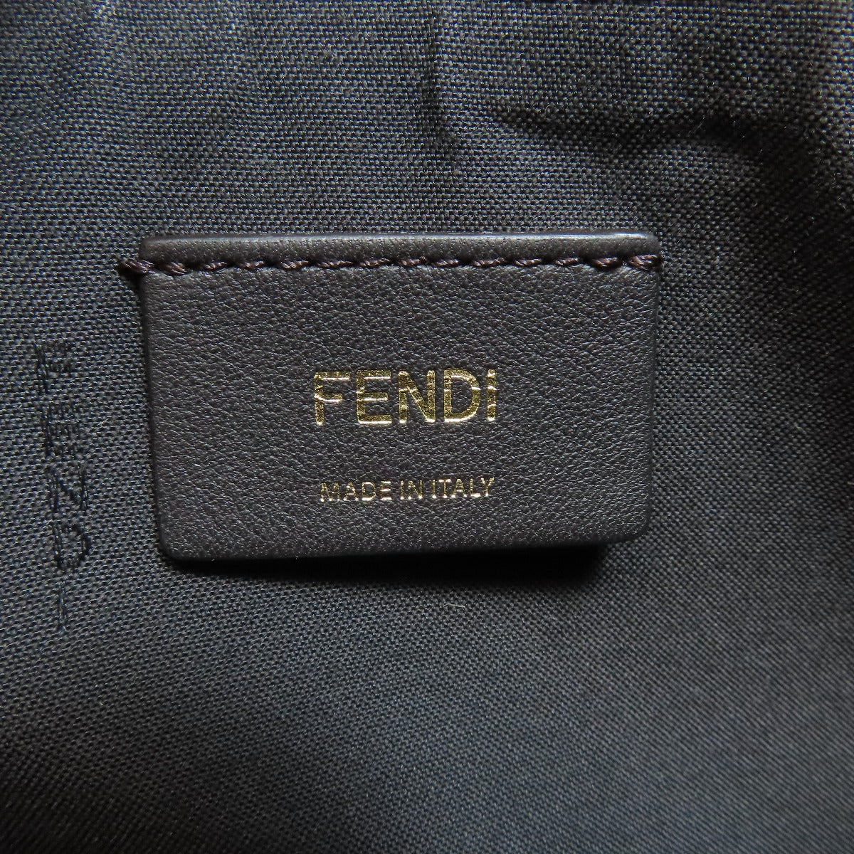 FENDI Shoulder Bag canvas gray Fendigraphy Women Used