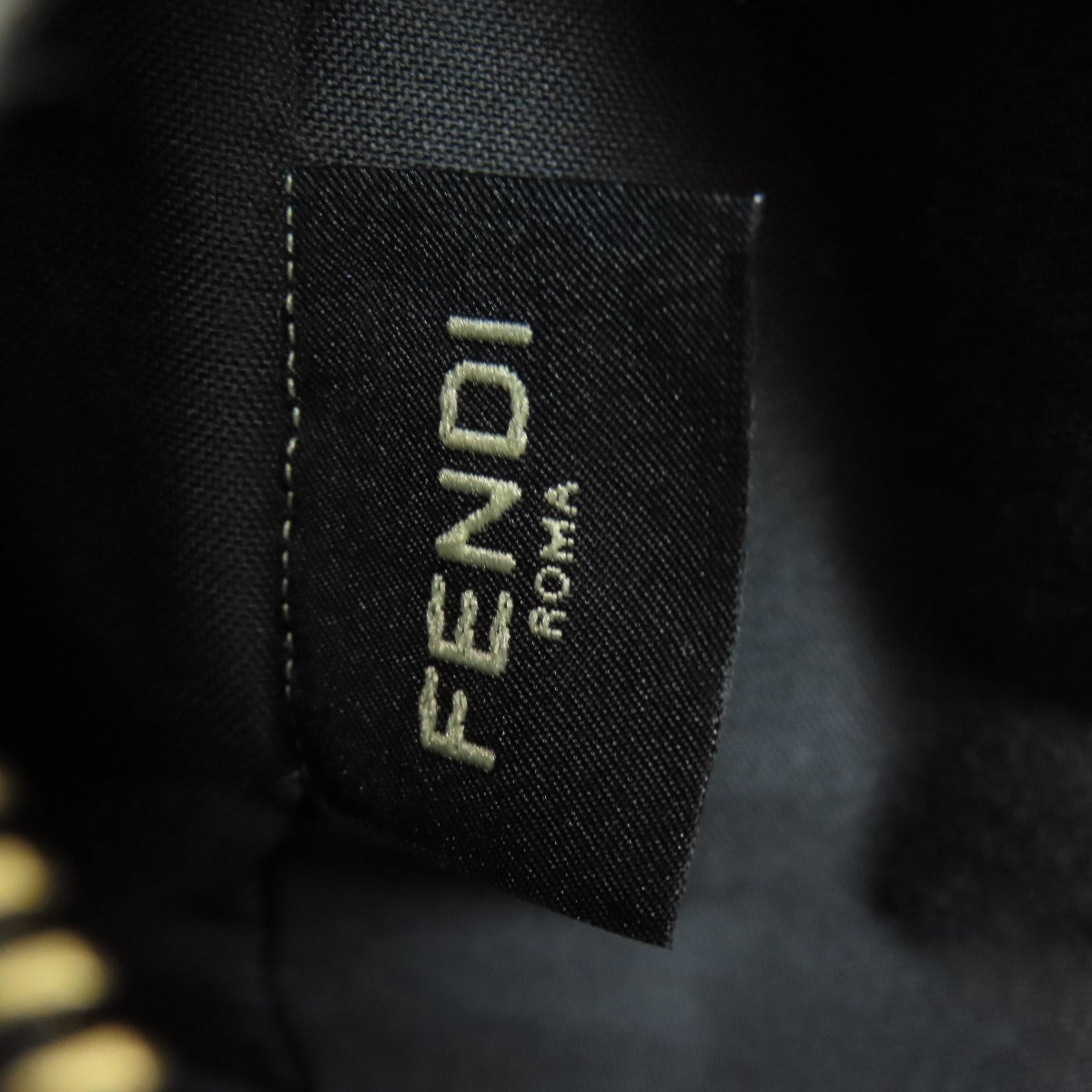 FENDI Shoulder Bag canvas gray Fendigraphy Women Used