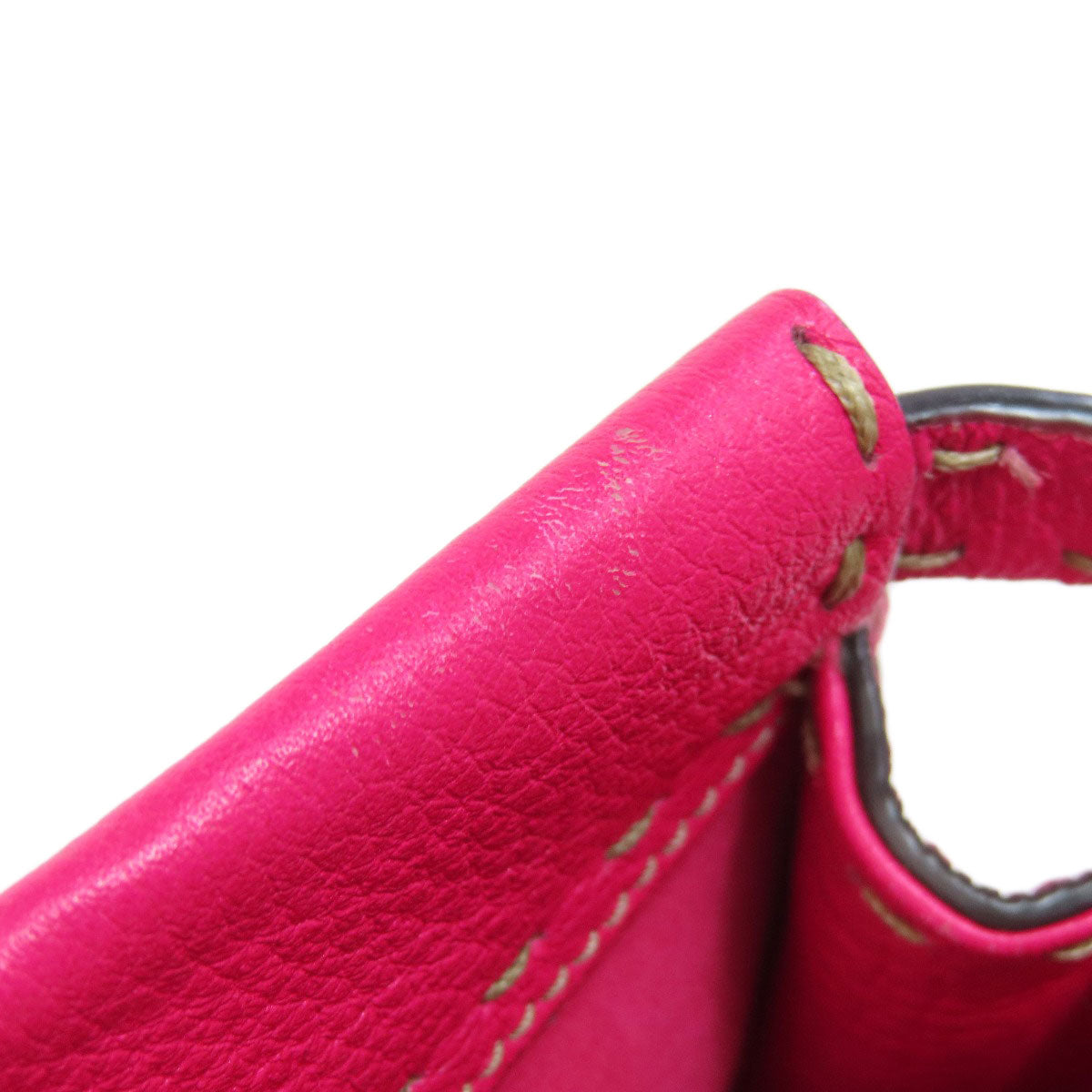 FENDI Handbag Calfskin pink Peekaboo Mini Selleria 2WAY Women Used