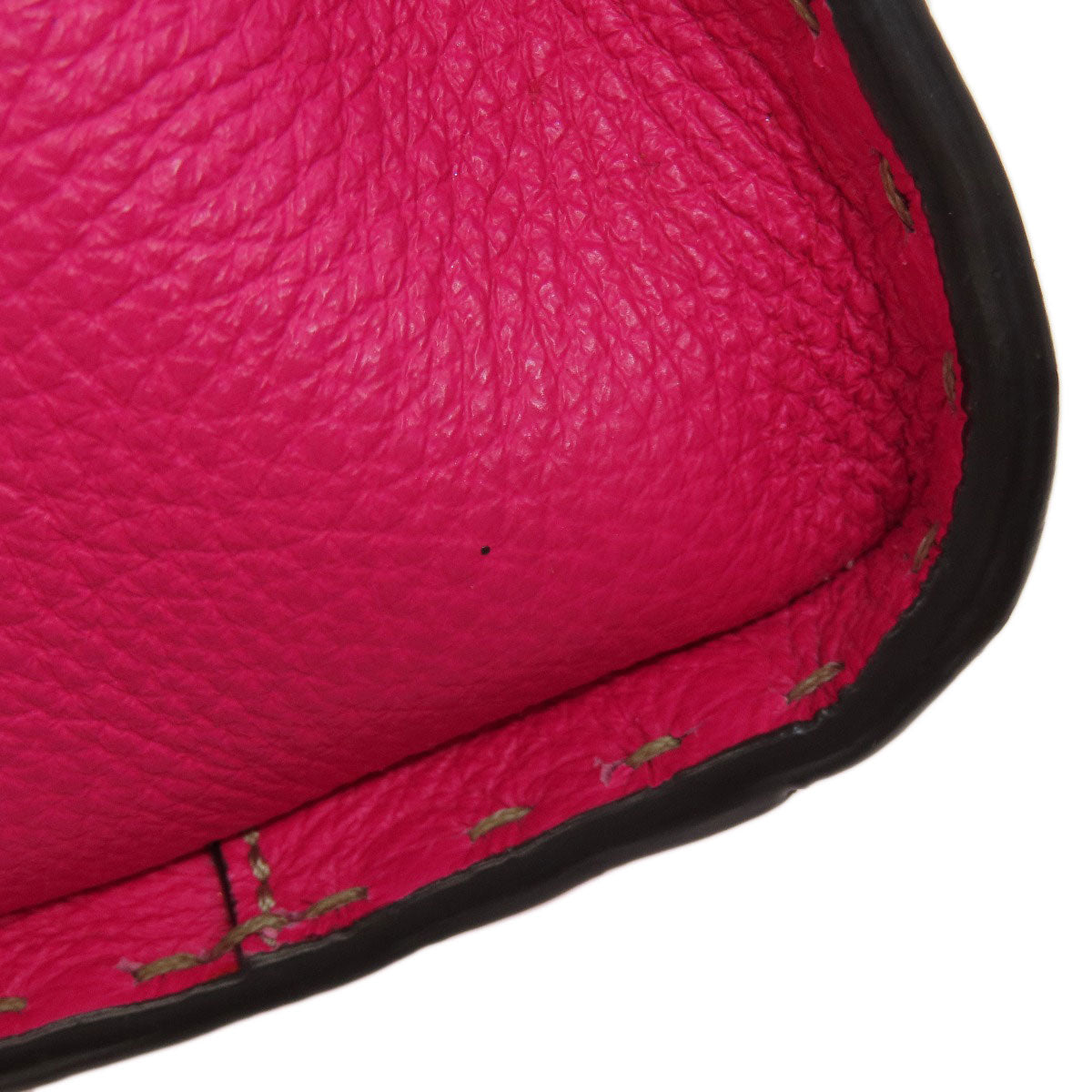 FENDI Handbag Calfskin pink Peekaboo Mini Selleria 2WAY Women Used