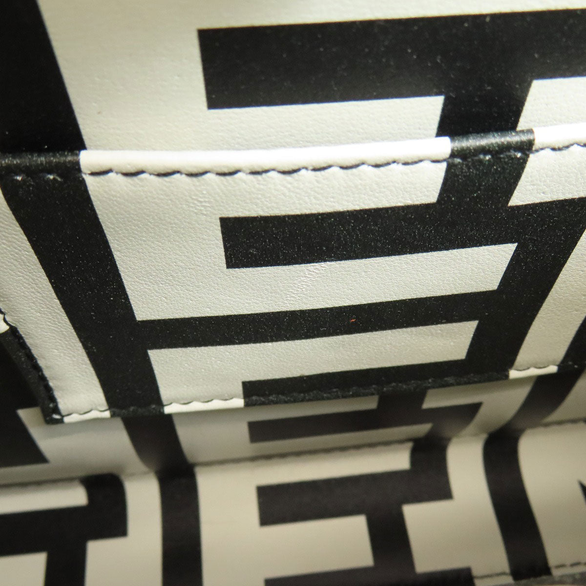 FENDI Handbag Calfskin black Peekaboo Mini Marc Jacobs Collaboration 2WAY Women Used