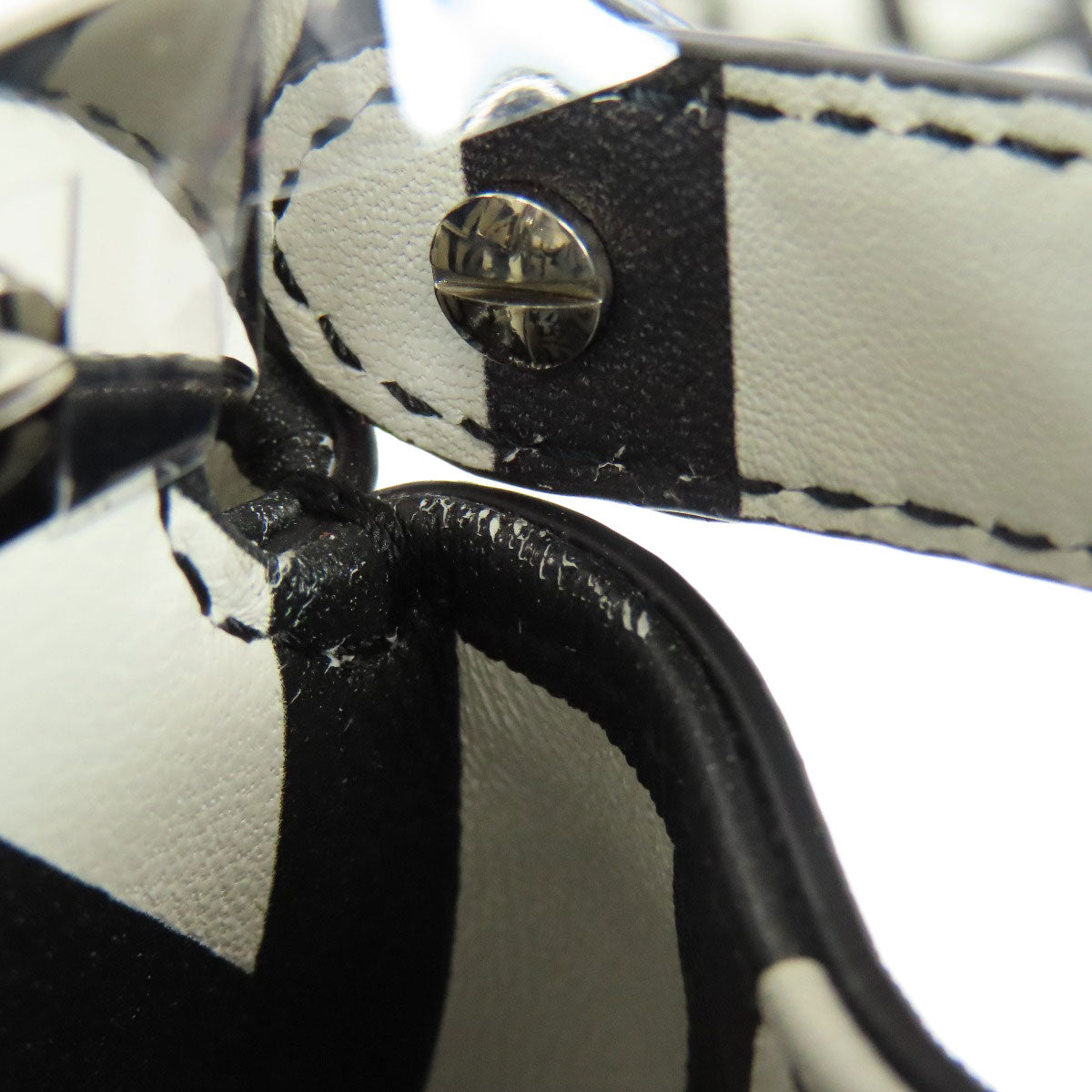FENDI Handbag Calfskin black Peekaboo Mini Marc Jacobs Collaboration 2WAY Women Used