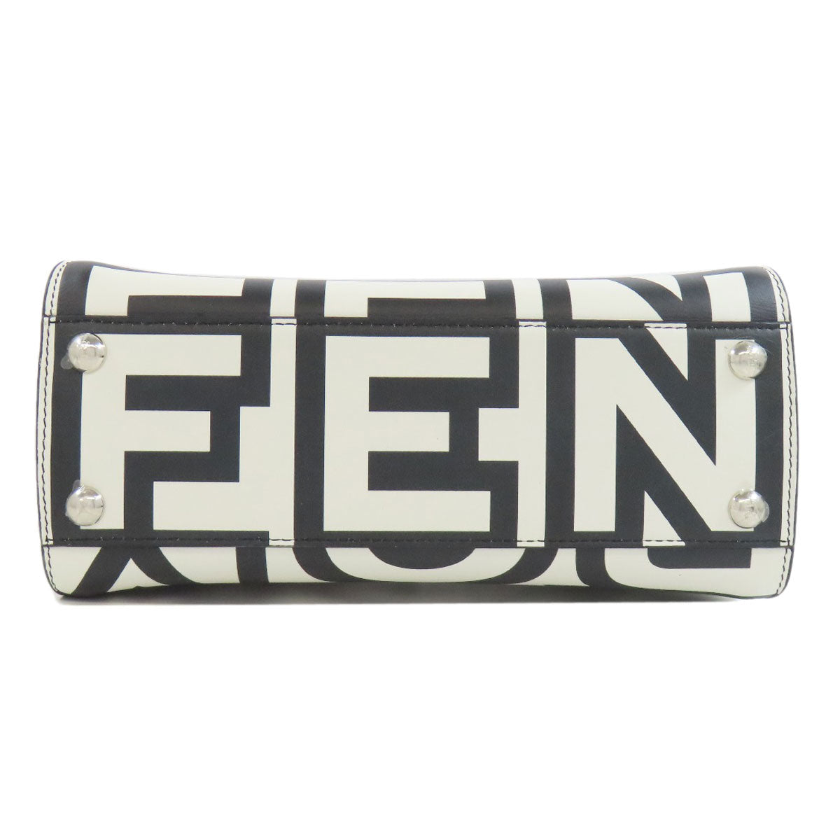 FENDI Handbag Calfskin black Peekaboo Mini Marc Jacobs Collaboration 2WAY Women Used