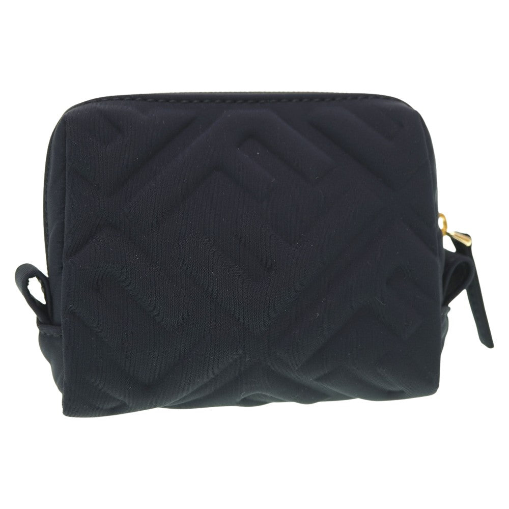 FENDI Pouch 8N0179 Nylon black makeup pouch Women Used