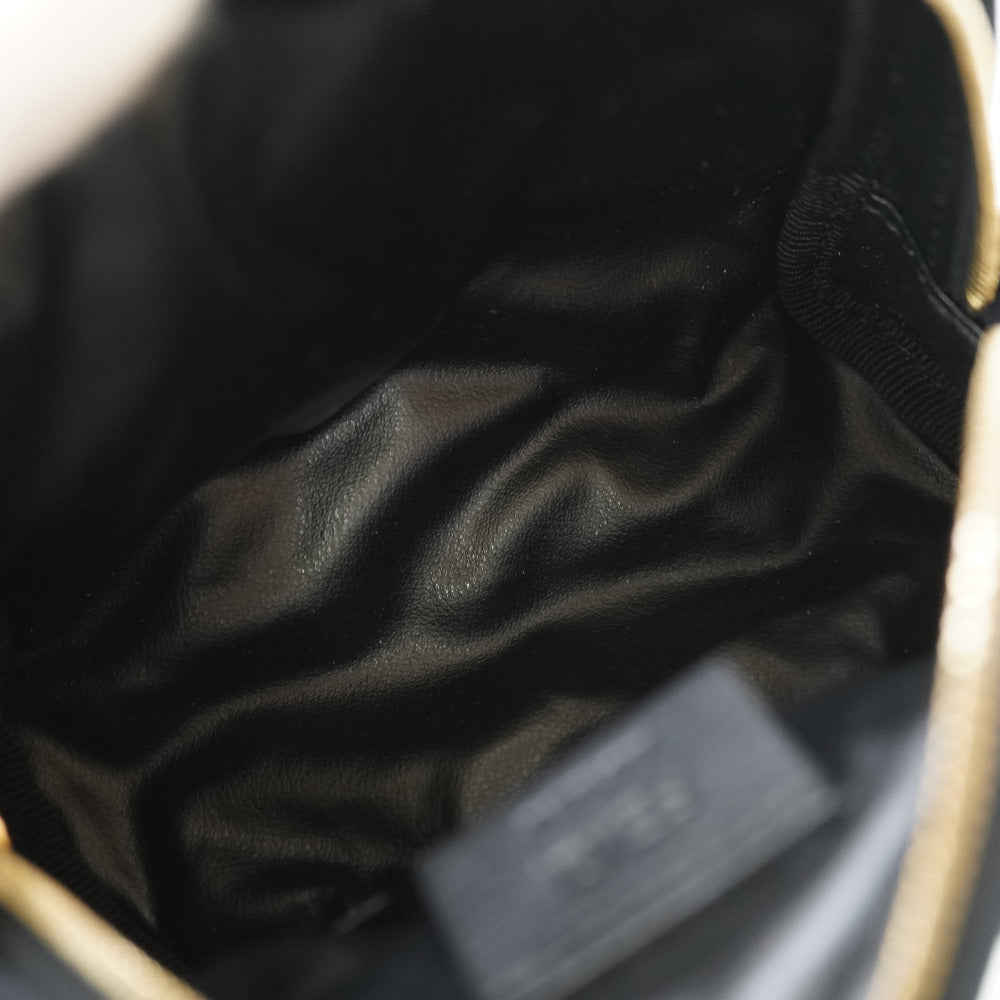 FENDI Pouch 8N0179 Nylon black makeup pouch Women Used