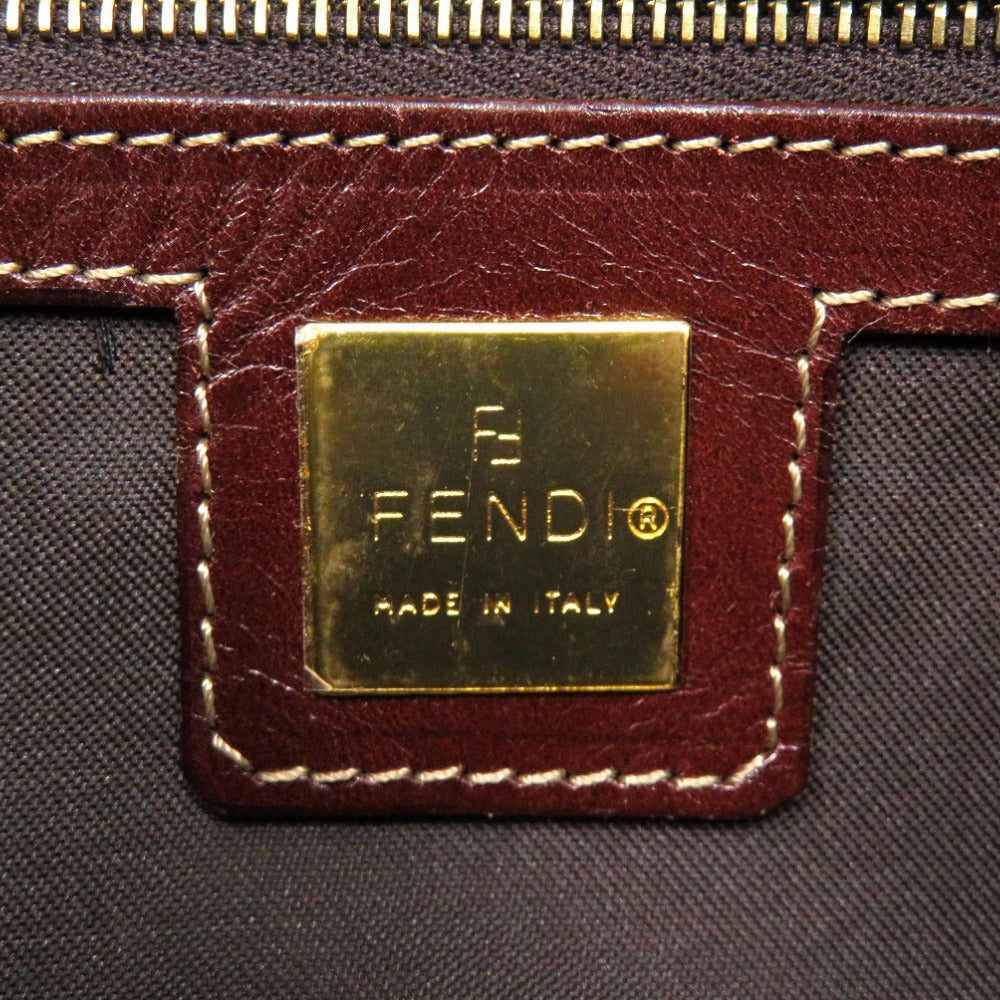 FENDI Handbag 2408264 Coated canvas Brown Zucchino Mamma Bucket Women Used