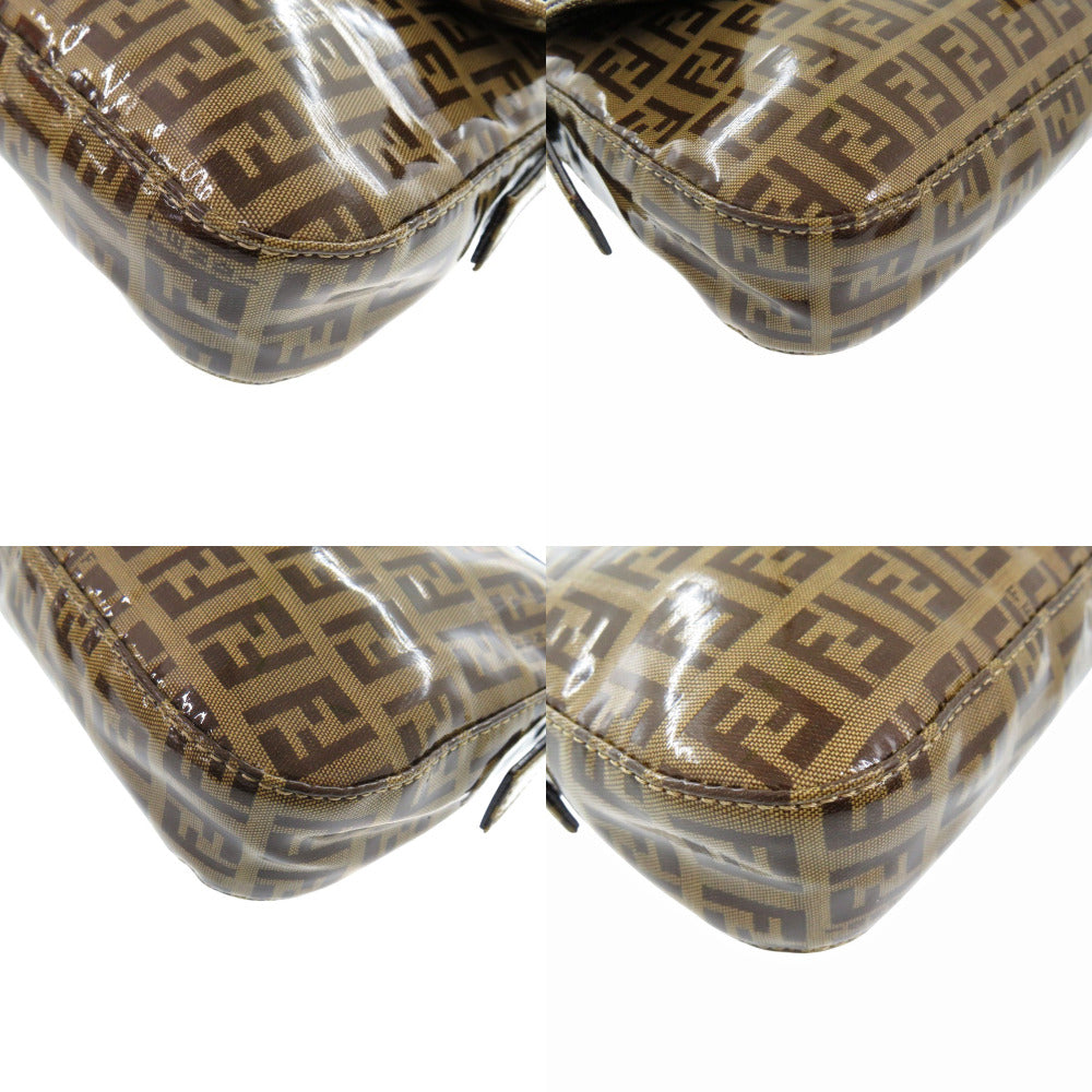 FENDI Handbag 2408264 Coated canvas Brown Zucchino Mamma Bucket Women Used